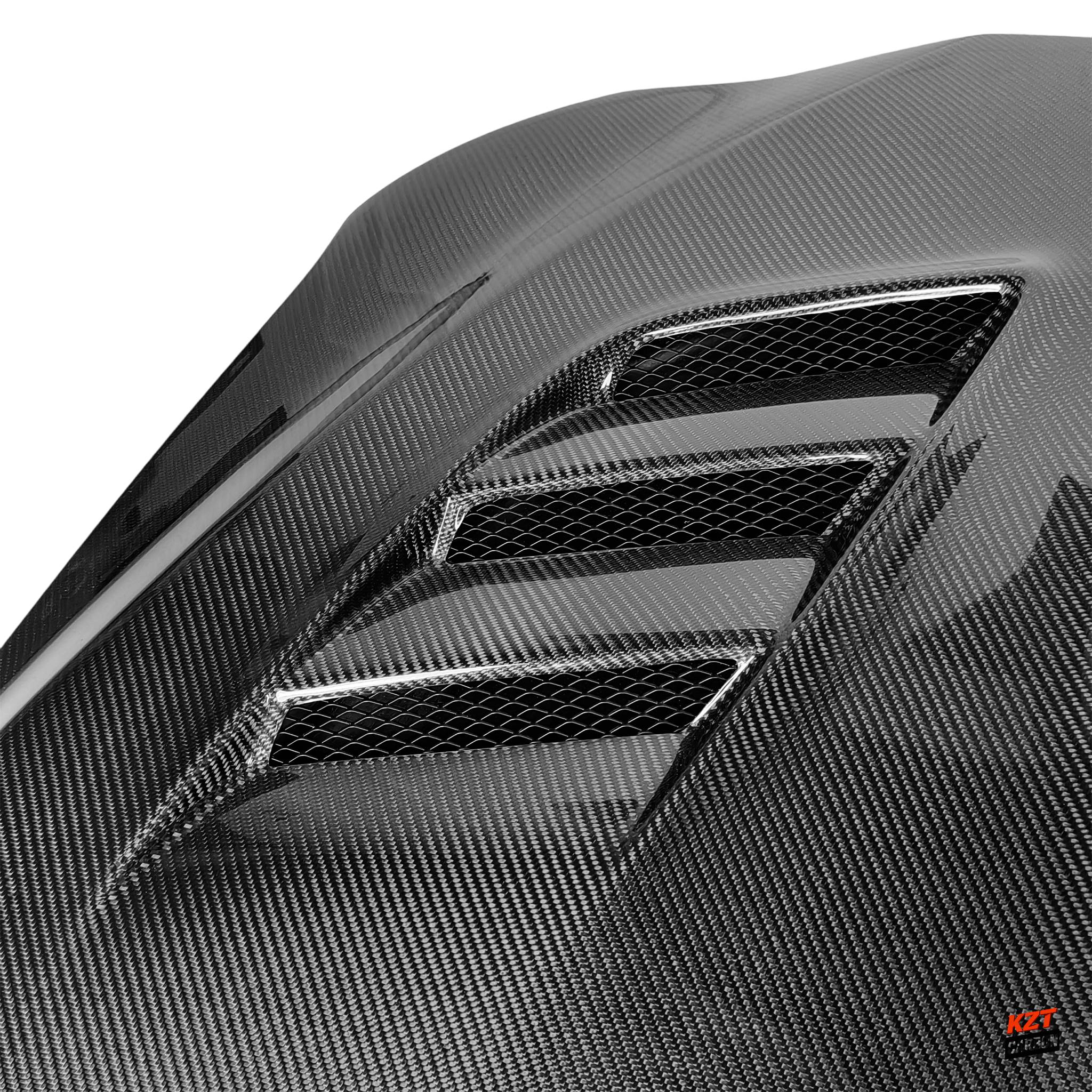 For Subaru WRX STI S4 VB 2021-24 Carbon Fiber Vented Cooling Front Hood Bonnet