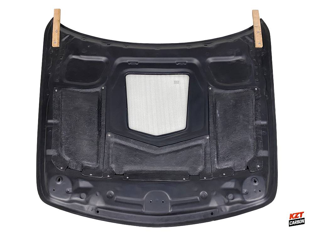 For Infiniti G37 Q40 4 Door Sedan 08-13 Forged Carbon Fiber Clear Glass Vented Front Hood