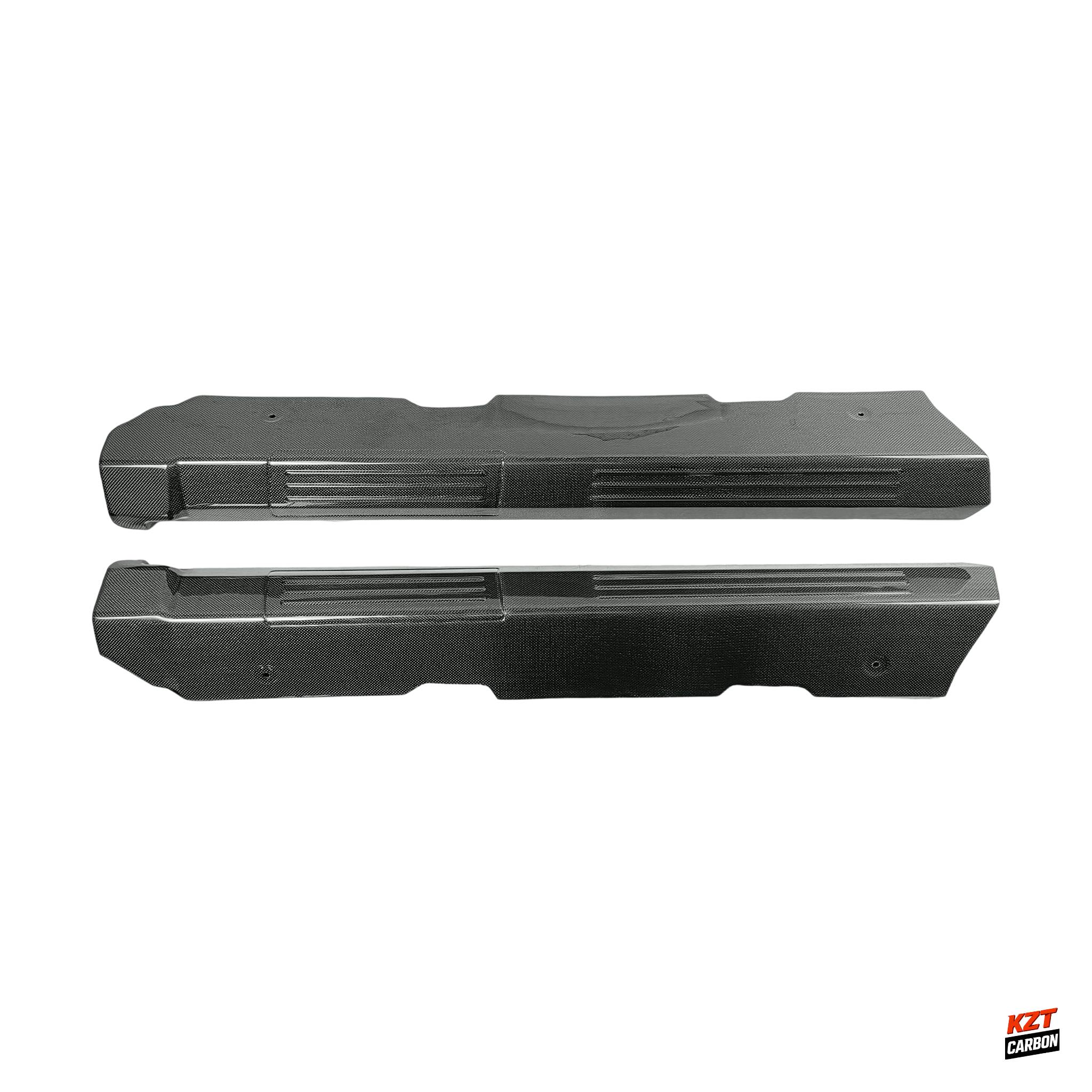 For Ferrari F430 430 2005-09 1K Plain Carbon Side Inner Door Sill Panels Cover