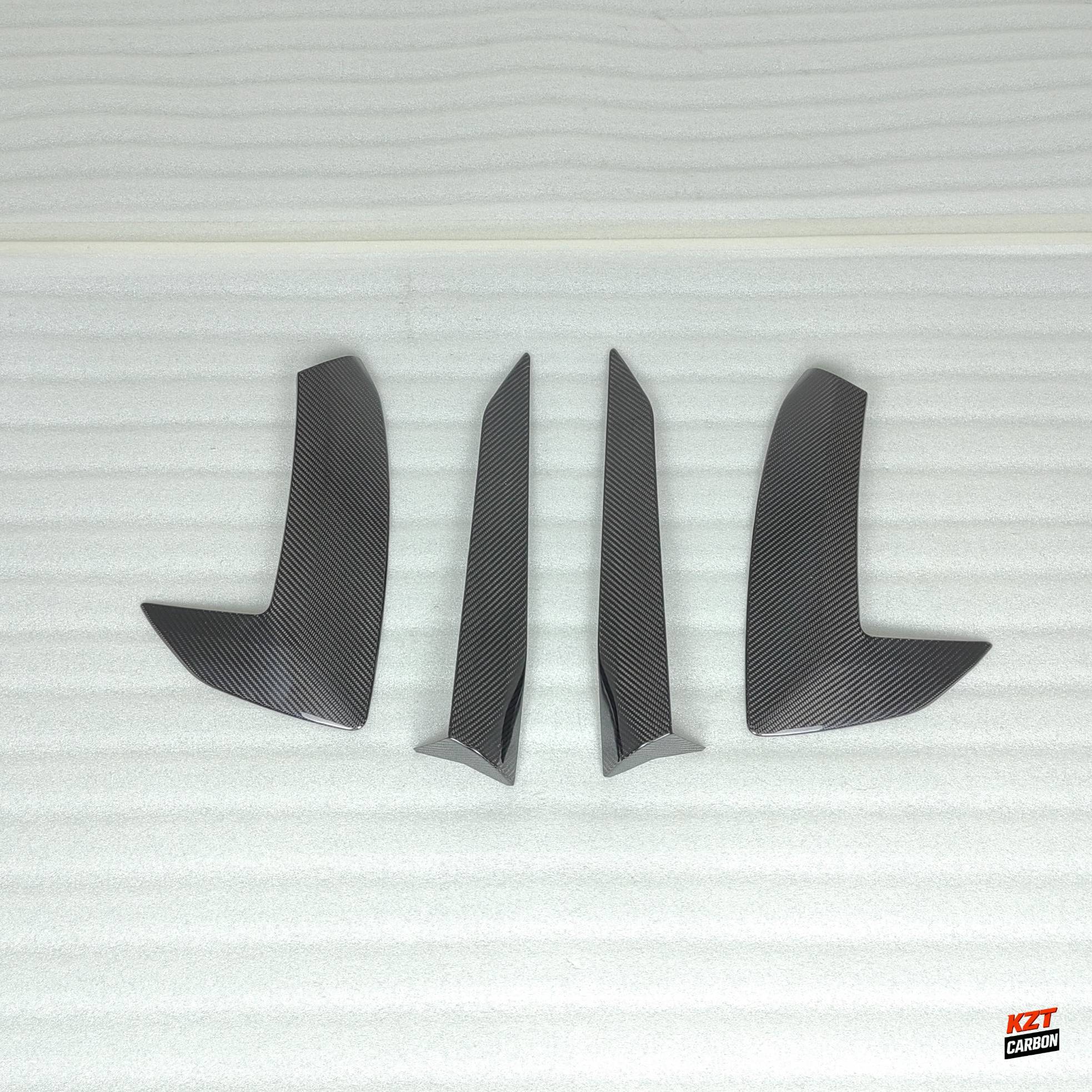 For Corvette C8 2 Door 20-24 Dry Carbon M Type 4-Piece Outter Door Handle Trims