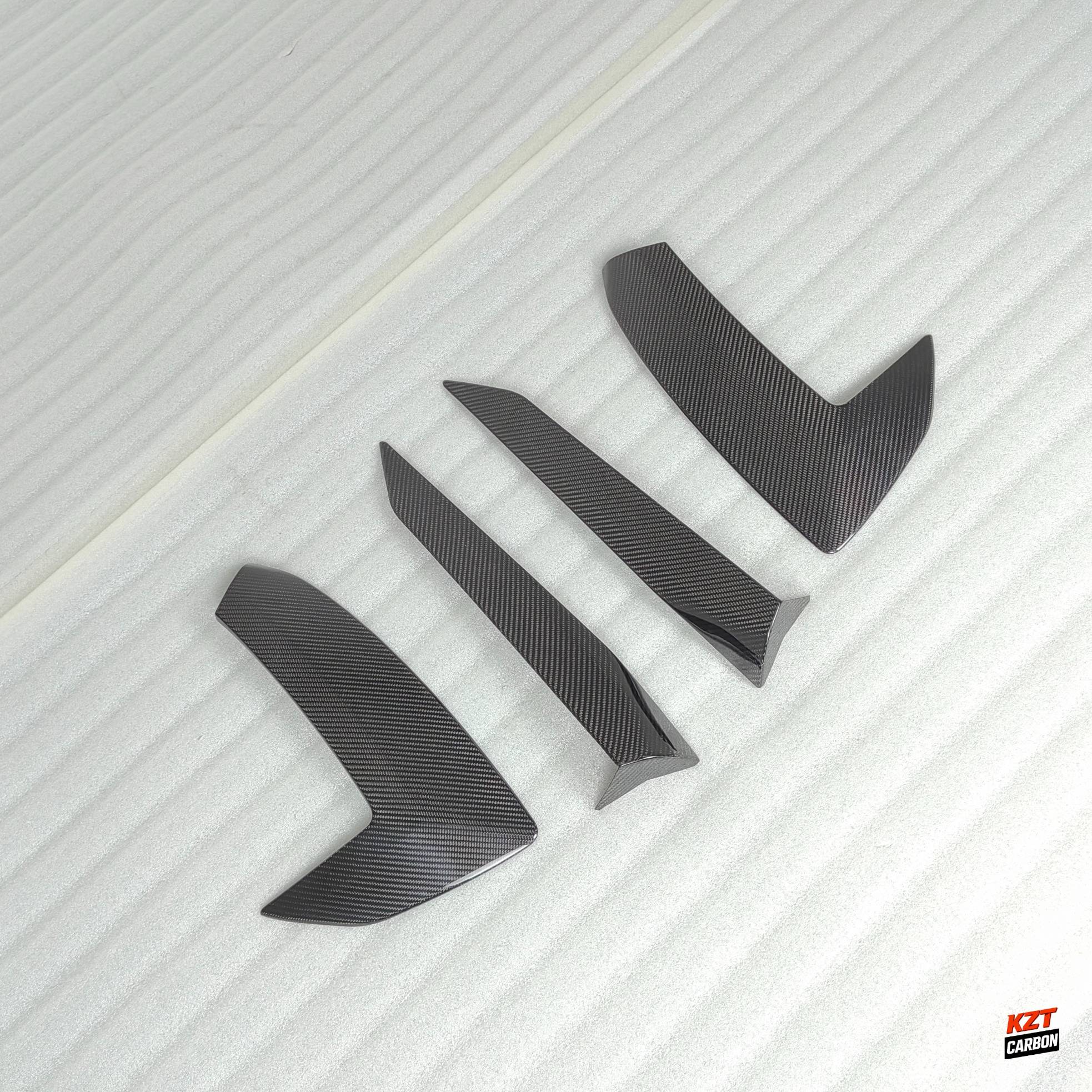 For Corvette C8 2 Door 20-24 Dry Carbon M Type 4-Piece Outter Door Handle Trims