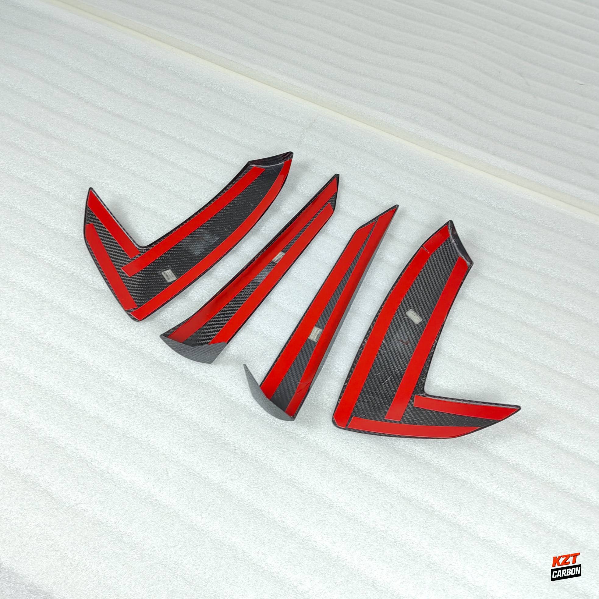 For Corvette C8 2 Door 20-24 Dry Carbon M Type 4-Piece Outter Door Handle Trims