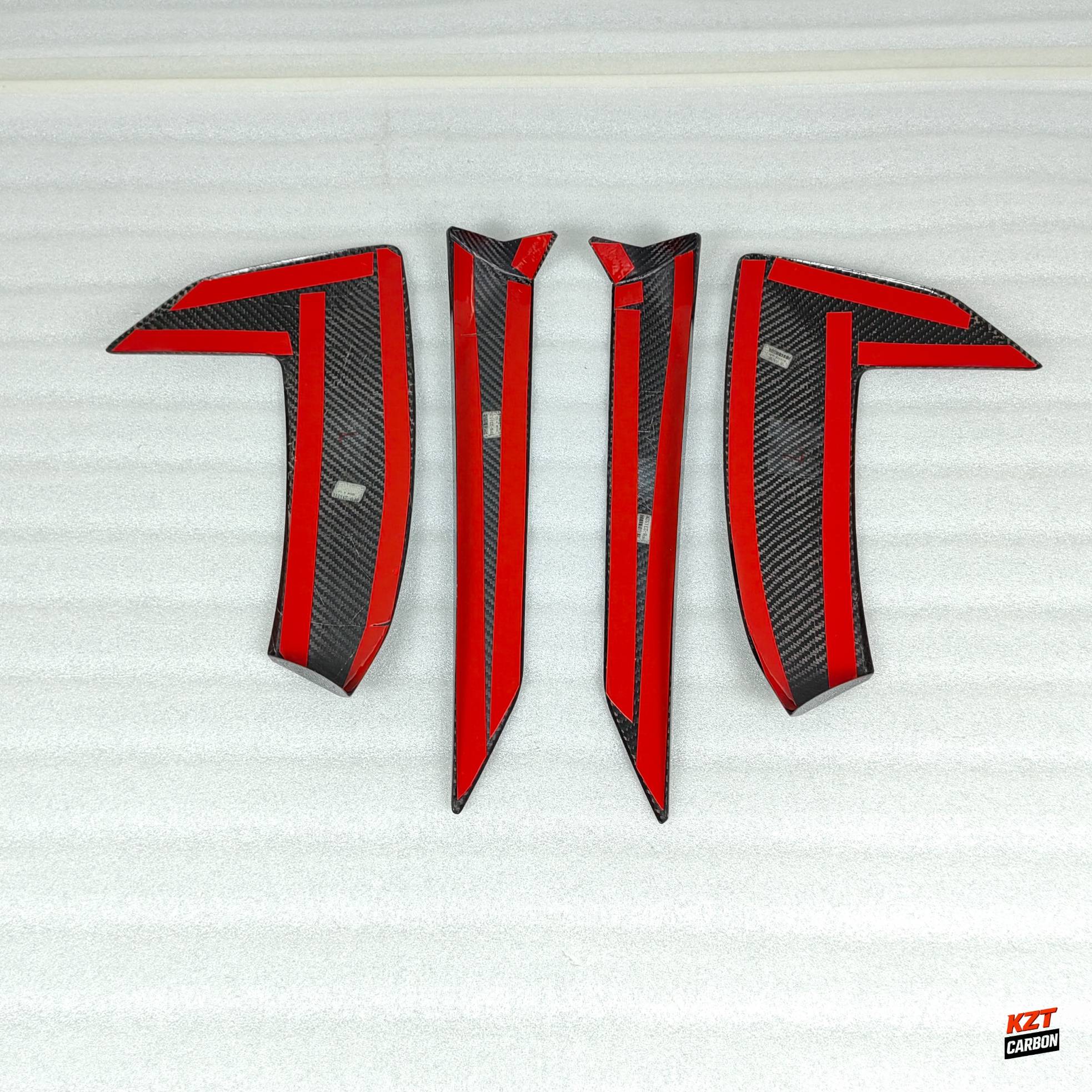 For Corvette C8 2 Door 20-24 Dry Carbon M Type 4-Piece Outter Door Handle Trims