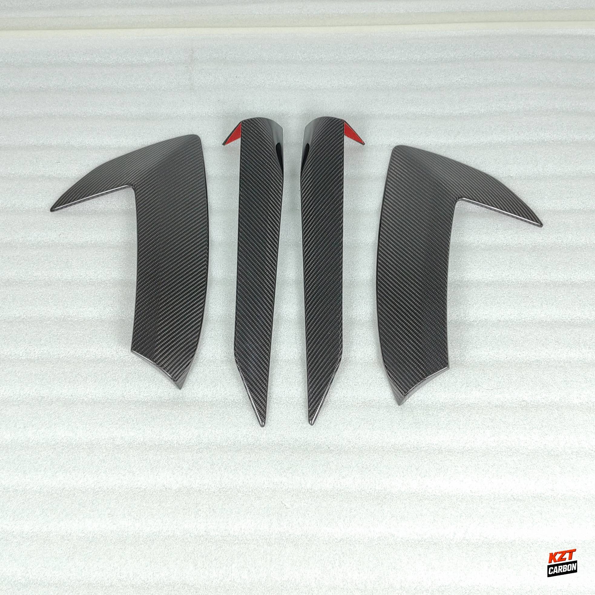 For Corvette C8 2 Door 20-24 Dry Carbon M Type 4-Piece Outter Door Handle Trims