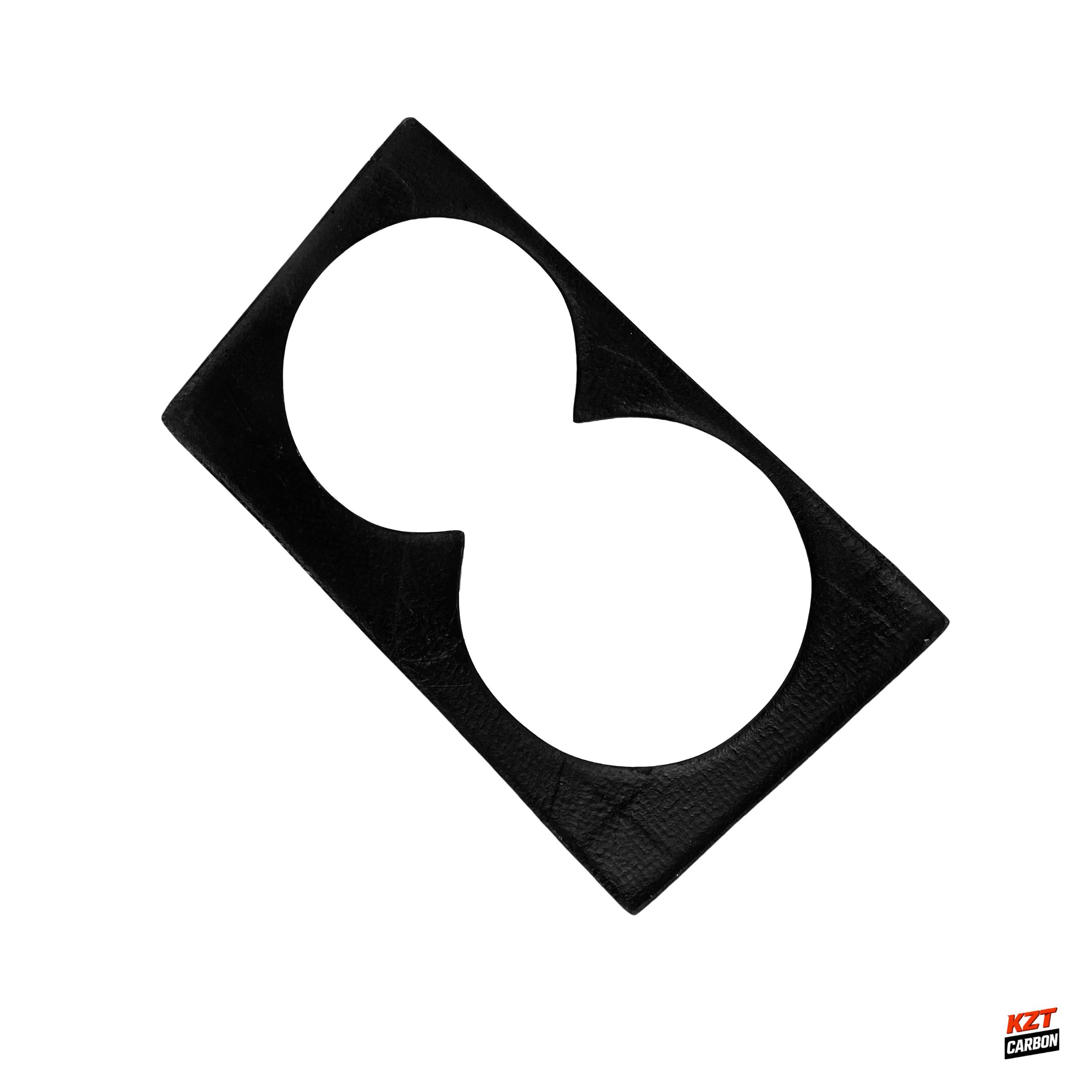 For Nissan R35 GTR (LHD Only) Matte Carbon Fiber Interior Cup Holder Cover Panel