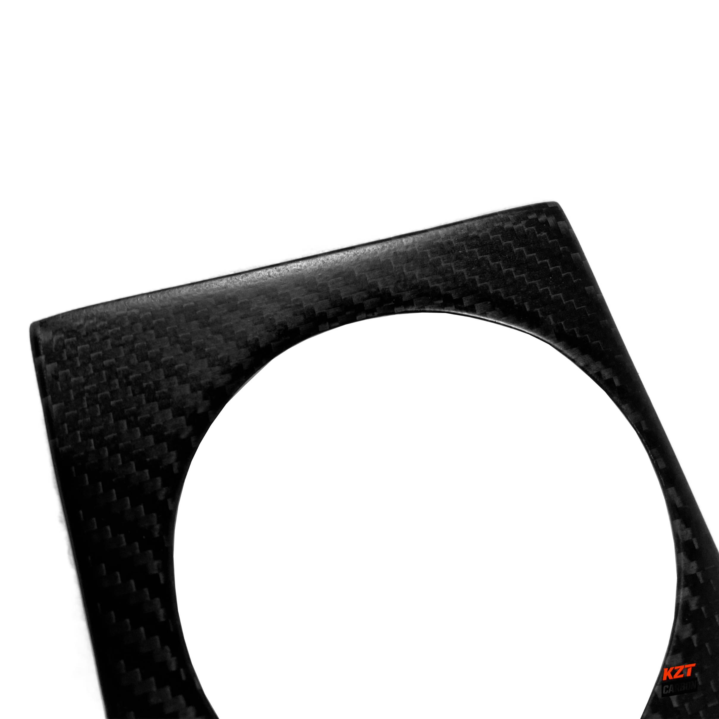 For Nissan R35 GTR (LHD Only) Matte Carbon Fiber Interior Cup Holder Cover Panel