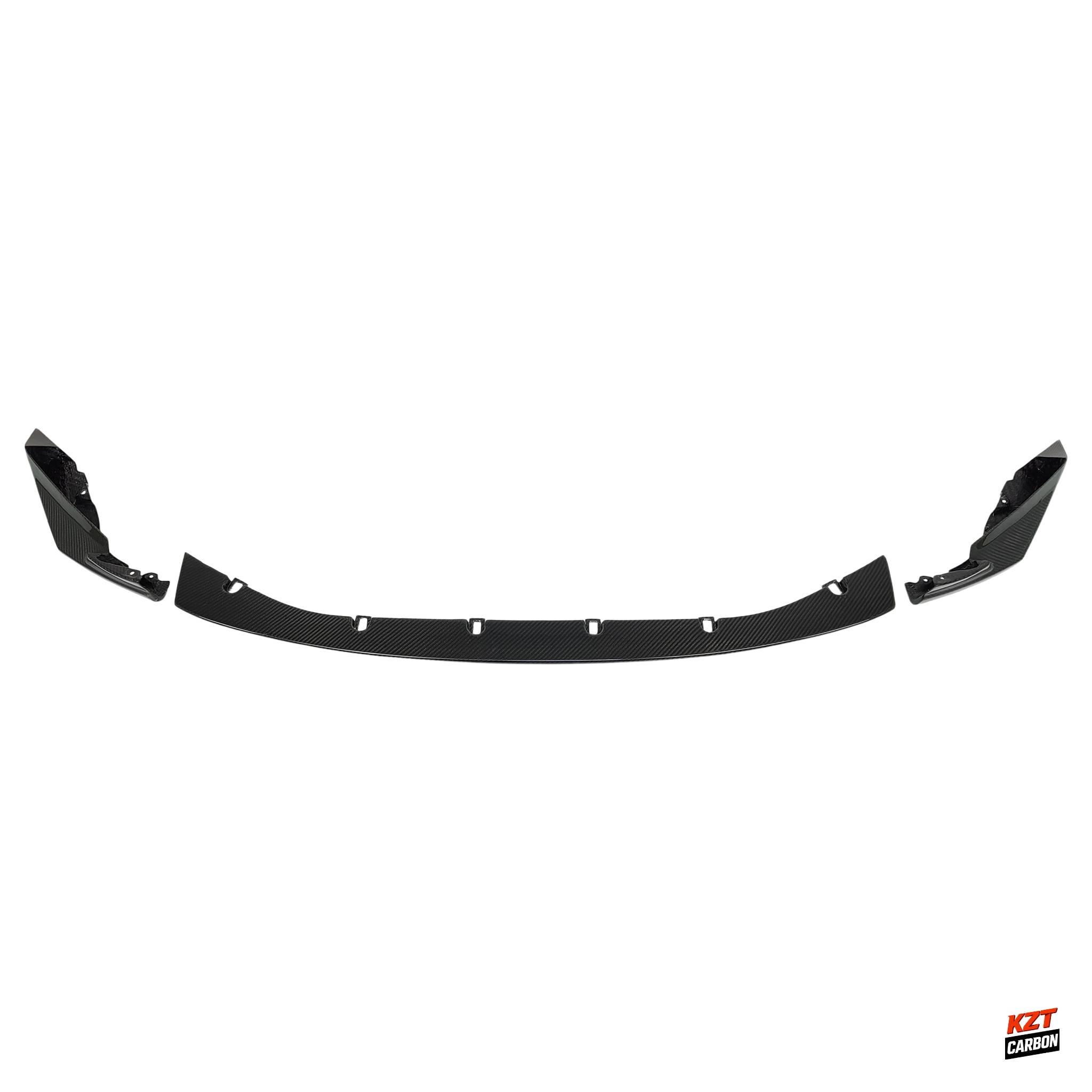 For BMW M3 G80 G81 M4 G82 G83 20-24 Dry Carbon MP Style Front Bumper Lip 3pcs