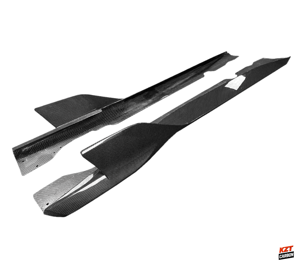 For Chevrolet Corvette C8 2020-24 ADR Style Carbon Fiber Body Kits Side Skirts