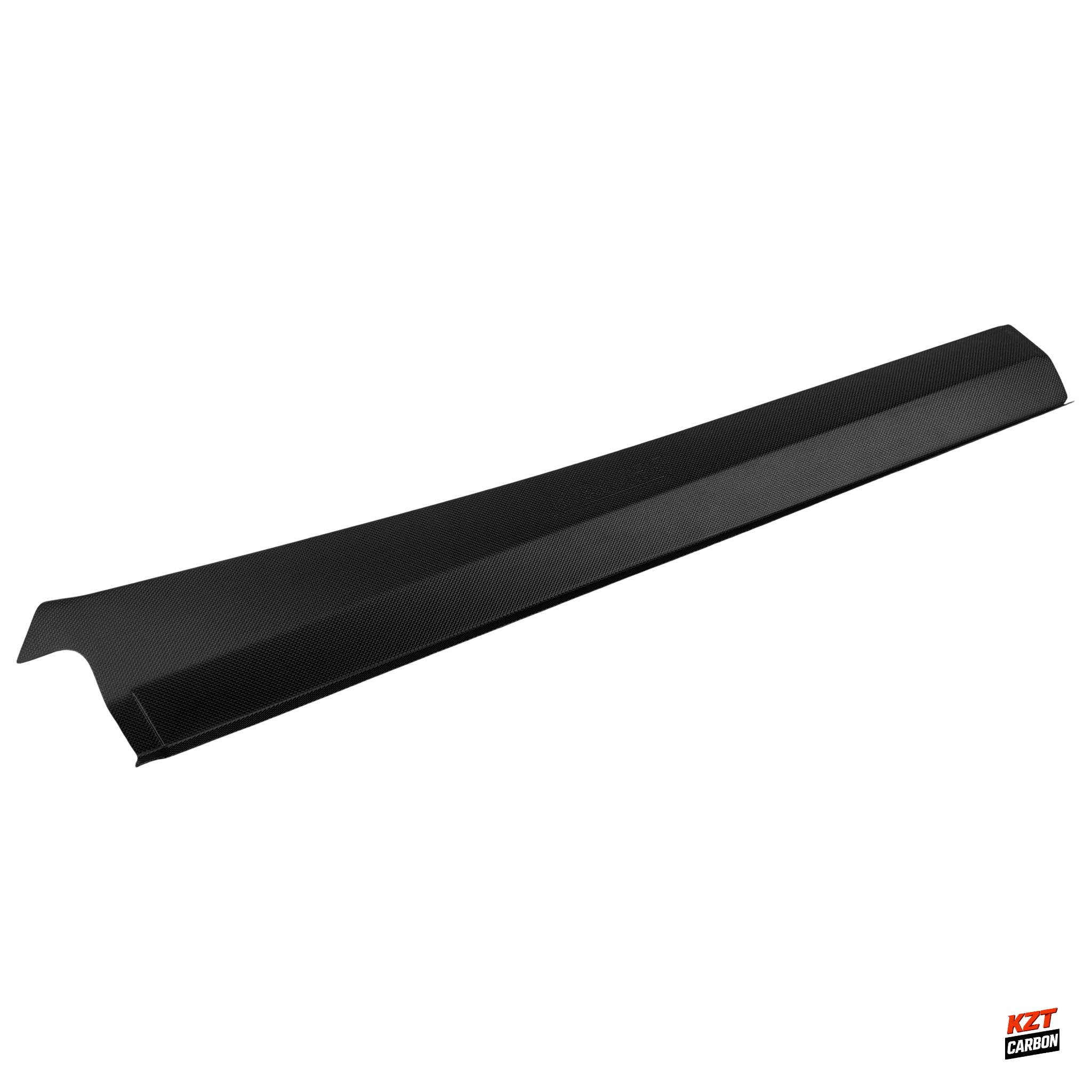 For Ferrari F430 F360 1K Plain Matte Carbon Door Sill Panel Plates W/letters