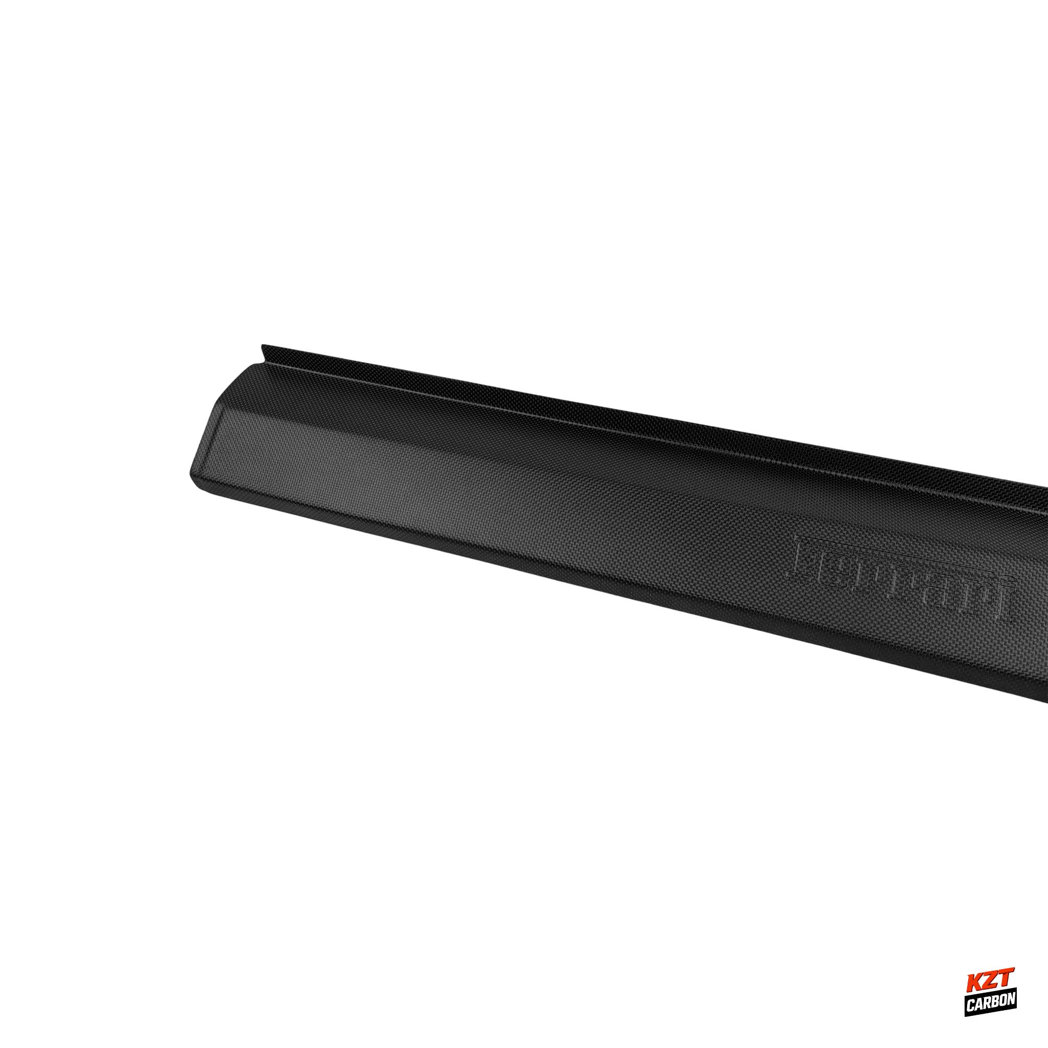 For Ferrari F430 F360 1K Plain Matte Carbon Door Sill Panel Plates W/letters