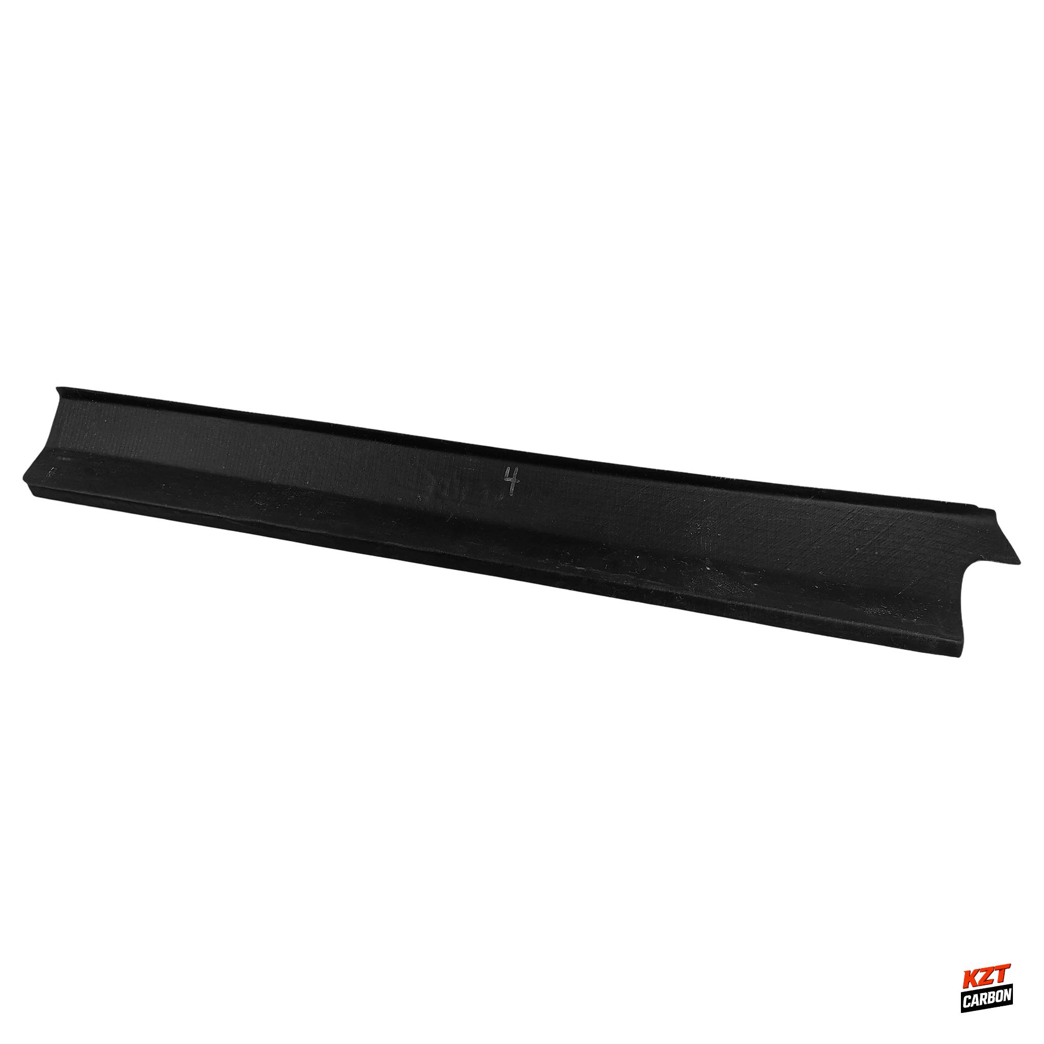 For Ferrari F430 F360 1K Plain Matte Carbon Door Sill Panel Plates W/letters