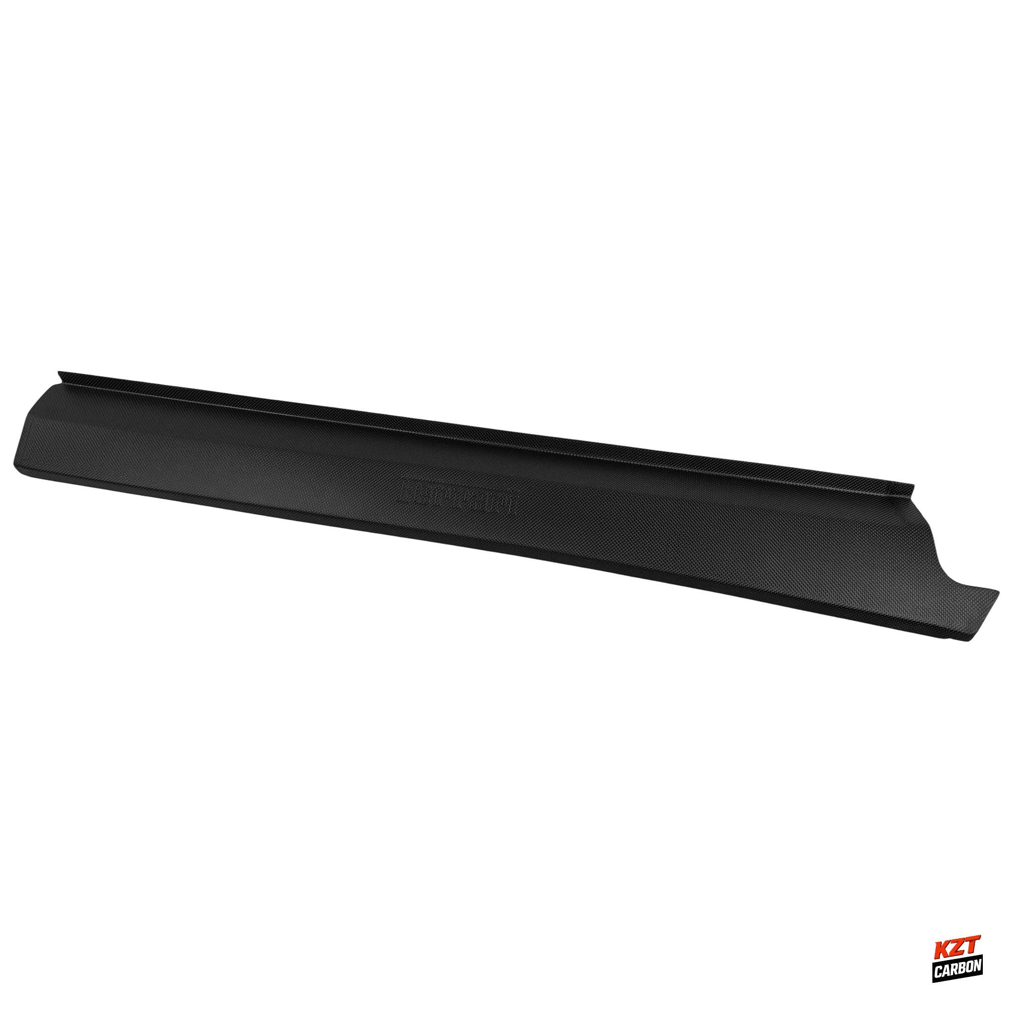 For Ferrari F430 F360 1K Plain Matte Carbon Door Sill Panel Plates W/letters
