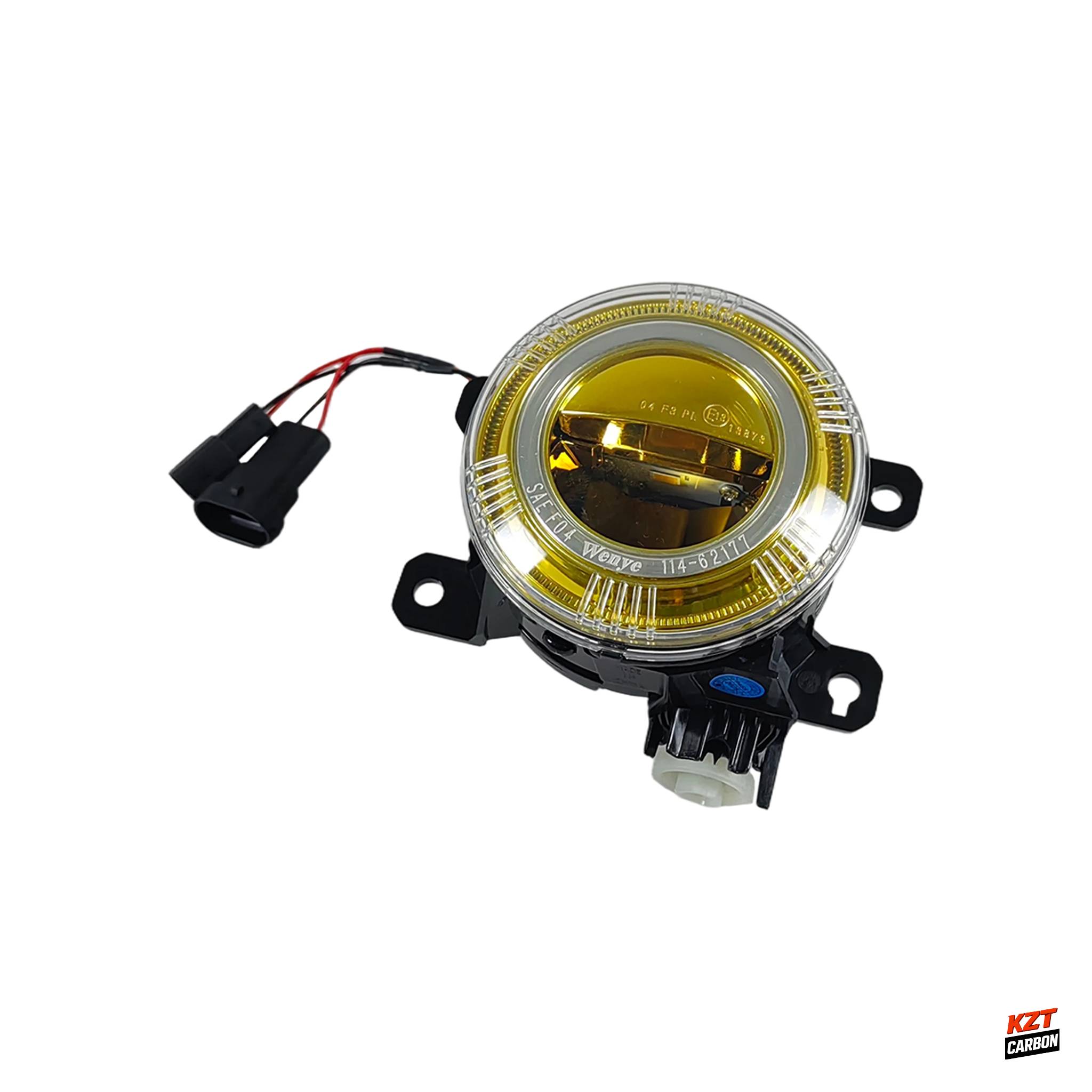 For Honda Civic 10th FC FK7 FK8 16-21 ABS Modified Front Bumper Fog Light Yellow