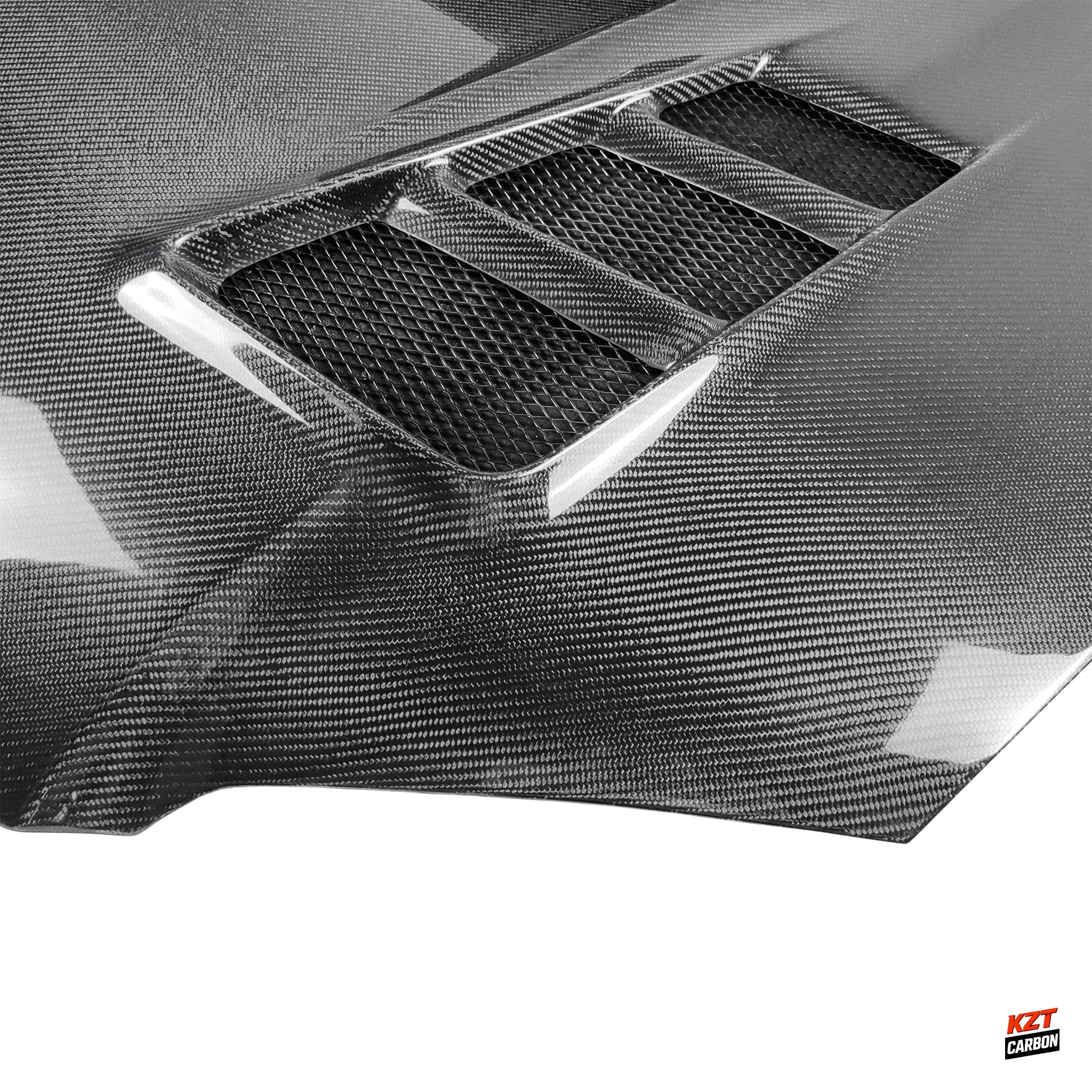 For Subaru Impreza GD 04-05 WRX STI Carbon VR Style Front Vented Cooling Hood