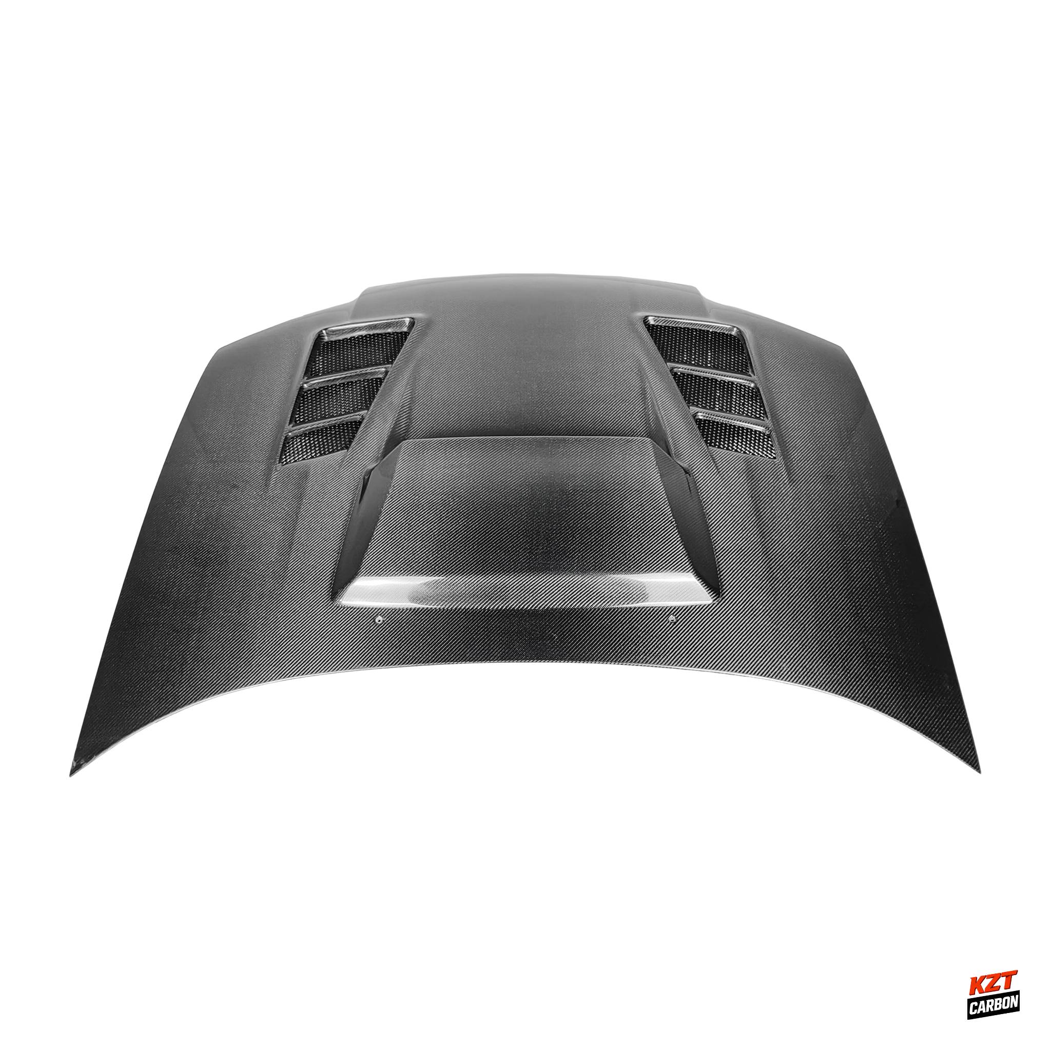 For Subaru Impreza GD 04-05 WRX STI Carbon VR Style Front Vented Cooling Hood