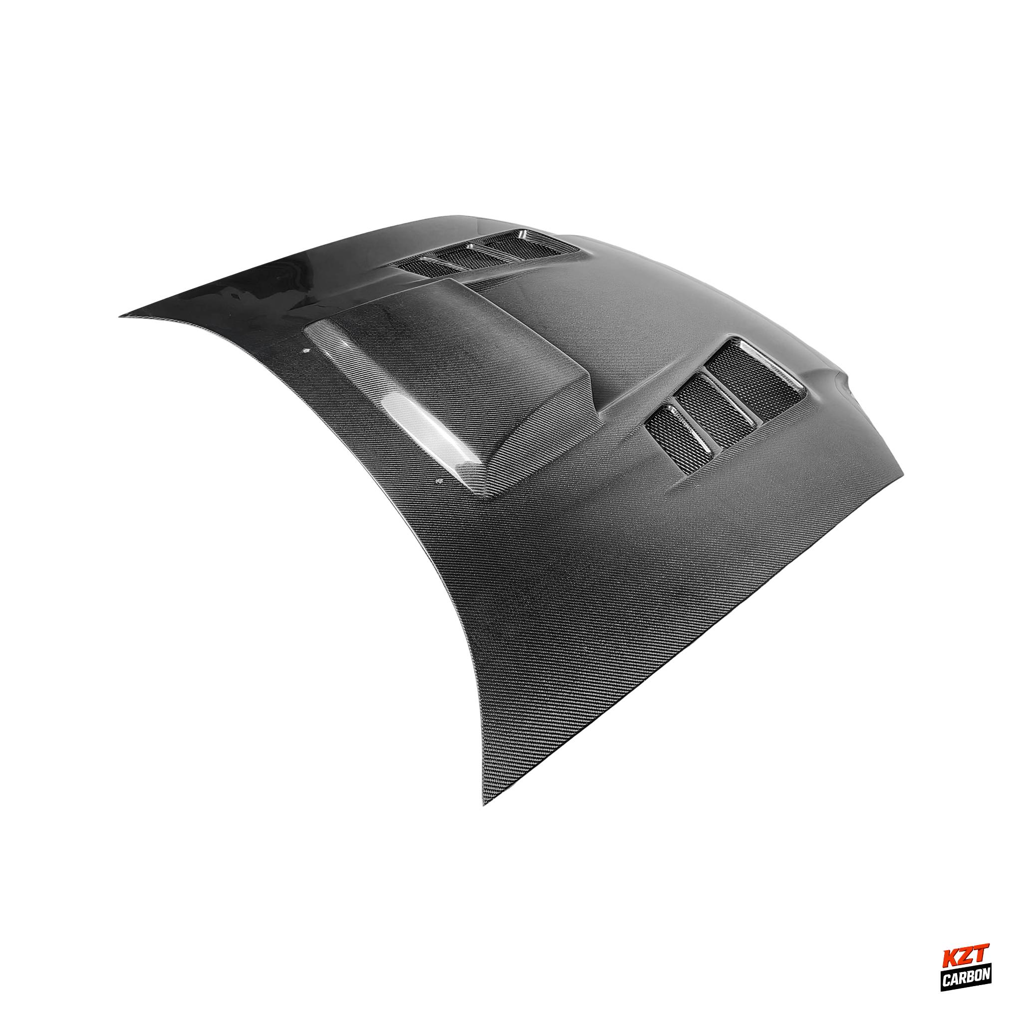 For Subaru Impreza GD 04-05 WRX STI Carbon VR Style Front Vented Cooling Hood