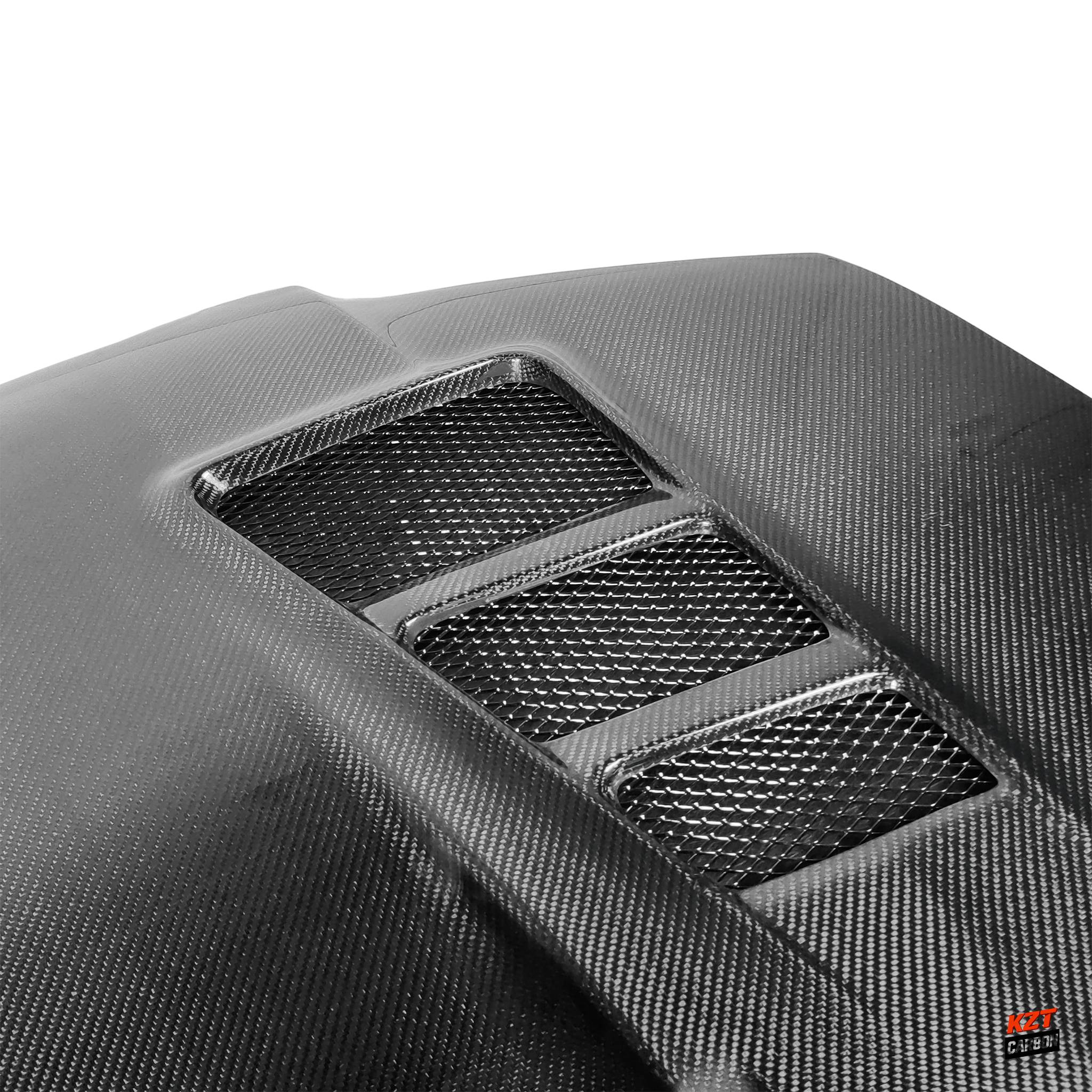 For Subaru Impreza GD 04-05 WRX STI Carbon VR Style Front Vented Cooling Hood