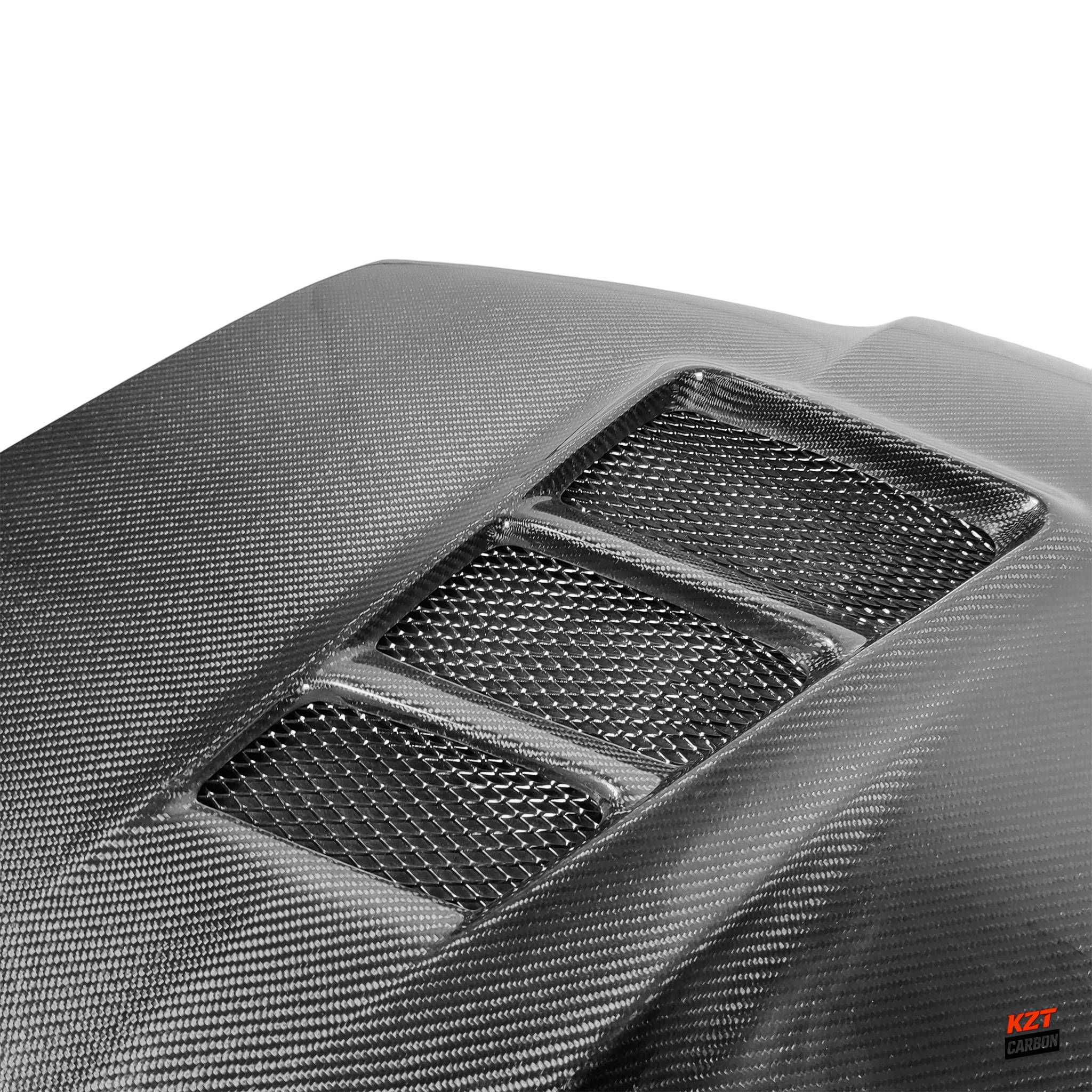 For Subaru Impreza GD 04-05 WRX STI Carbon VR Style Front Vented Cooling Hood