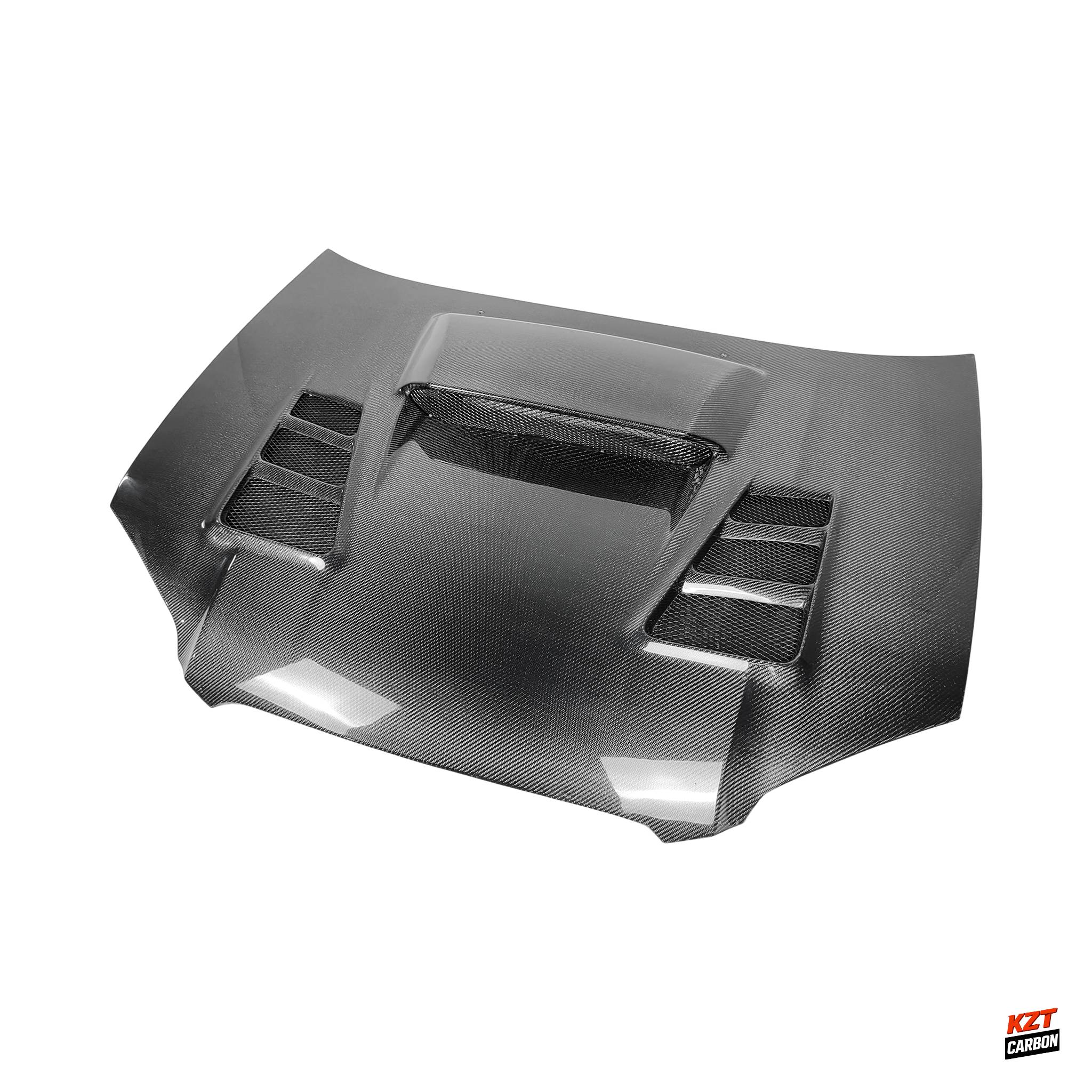 For Subaru Impreza GD 04-05 WRX STI Carbon VR Style Front Vented Cooling Hood