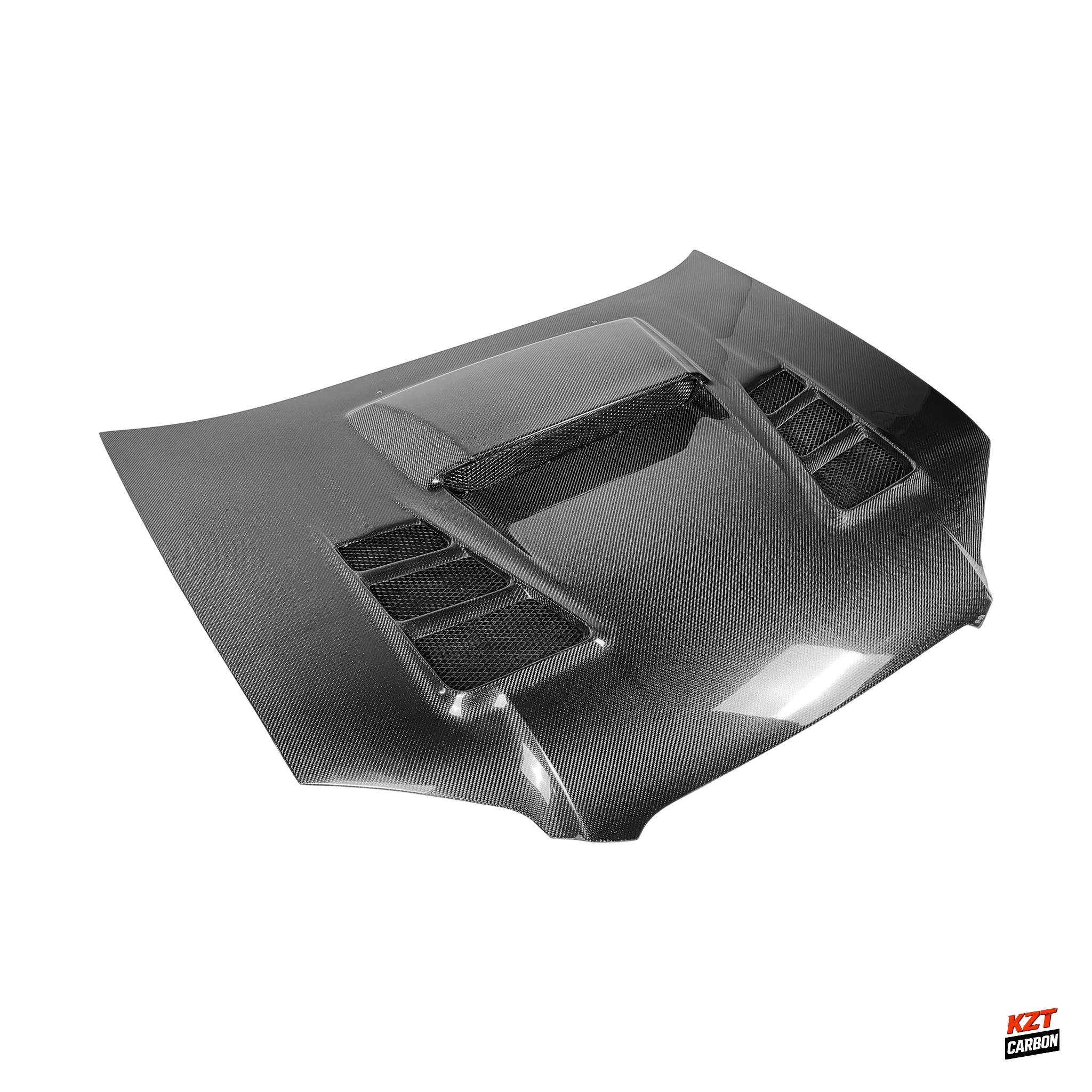 For Subaru Impreza GD 04-05 WRX STI Carbon VR Style Front Vented Cooling Hood