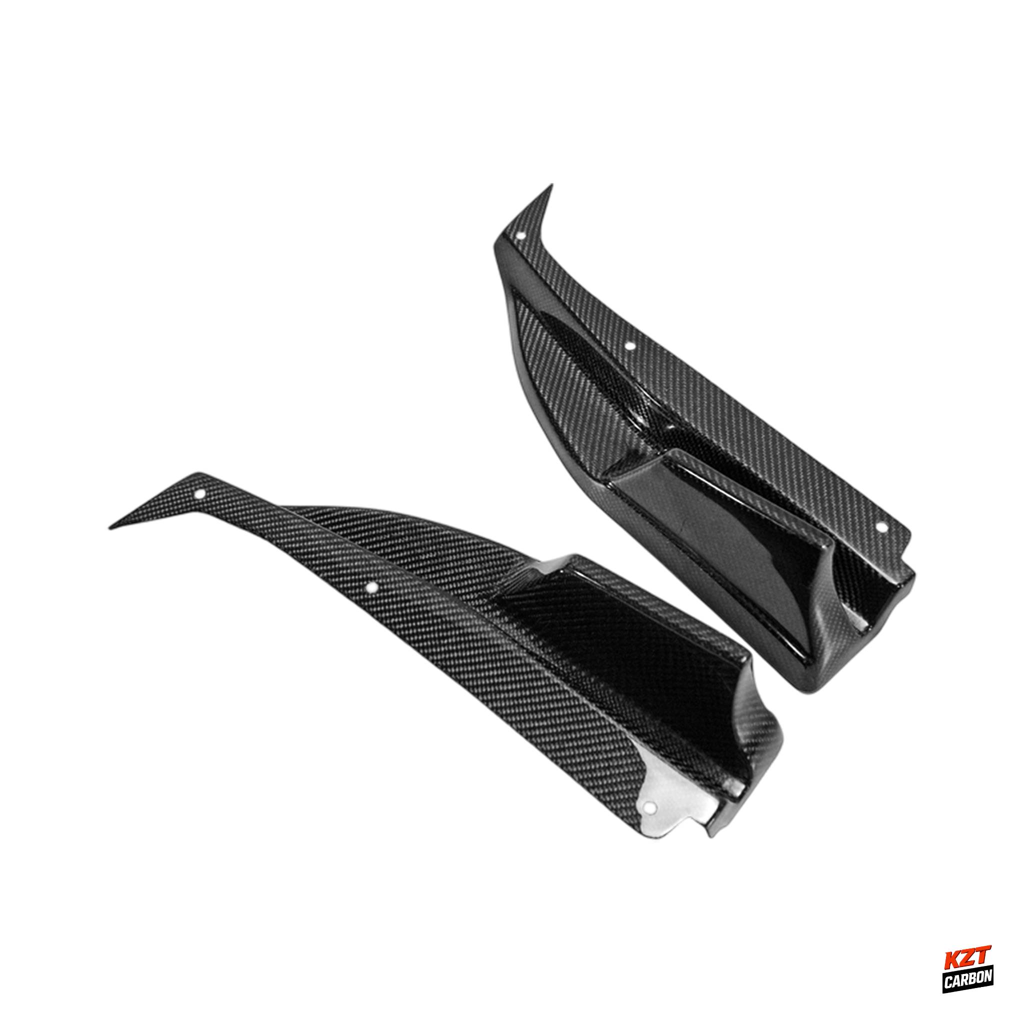 For Subaru WRX STI VA VAB Sedan 15-21 (OE Bumper Only) Carbon EUR Rear Spats