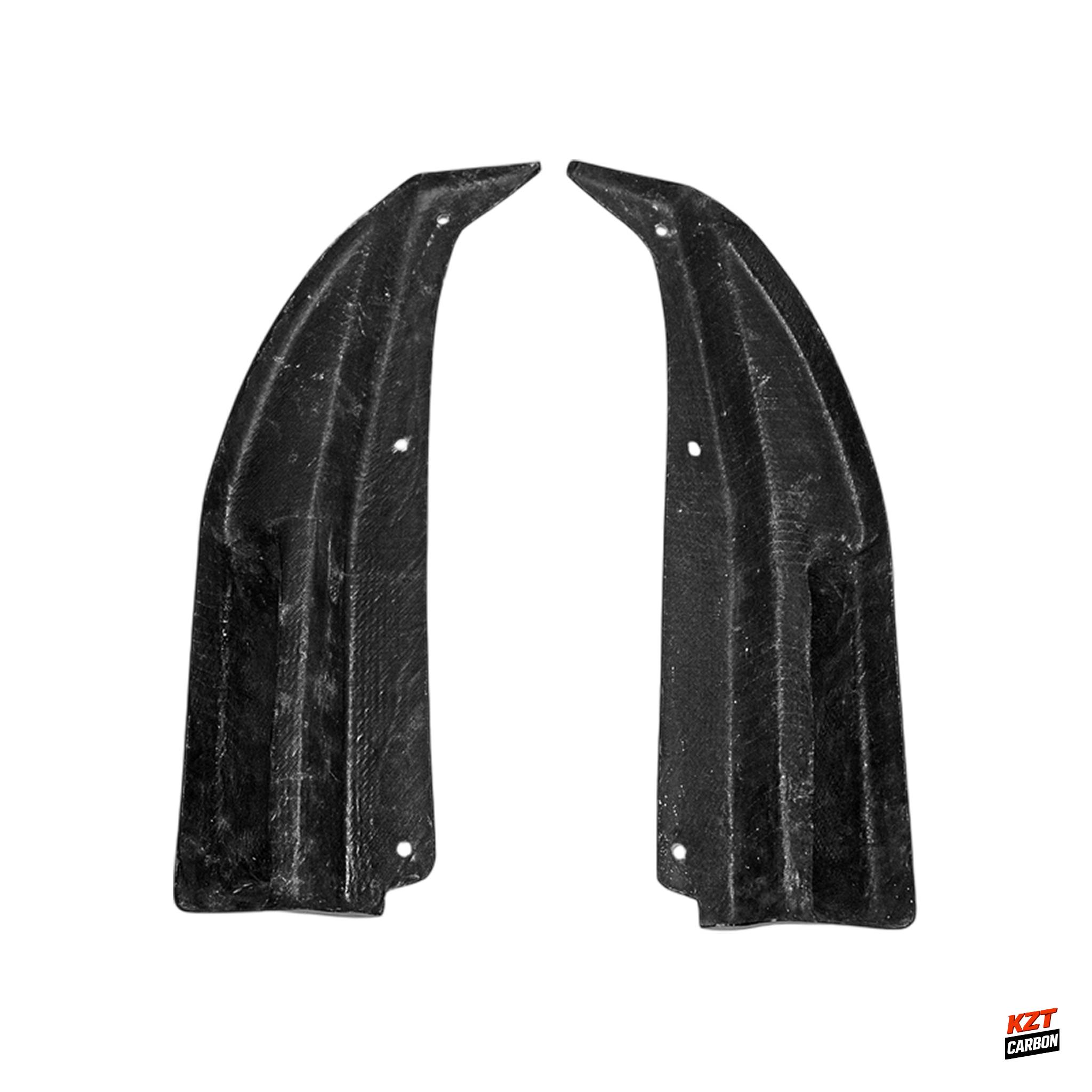 For Subaru WRX STI VA VAB Sedan 15-21 (OE Bumper Only) Carbon EUR Rear Spats