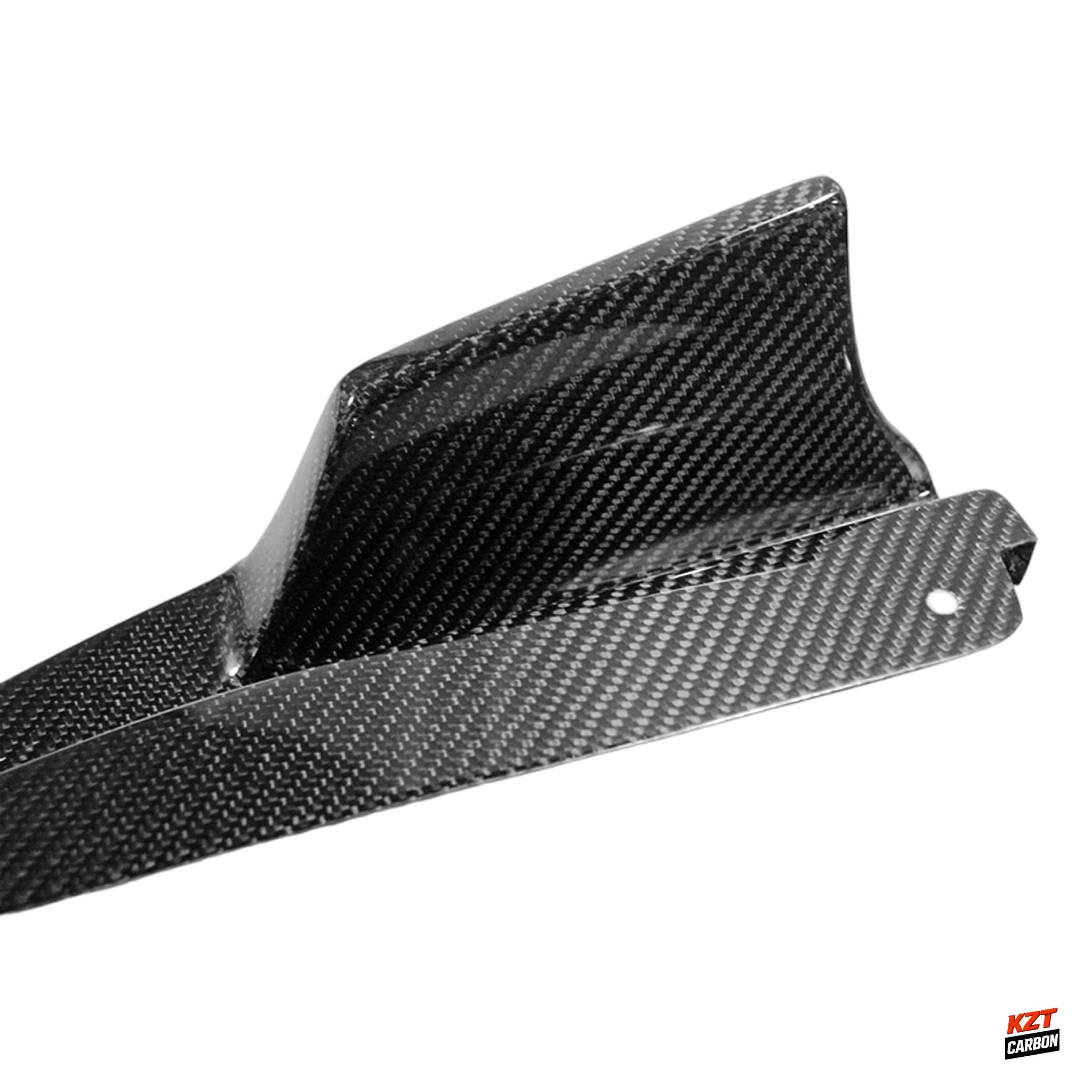 For Subaru WRX STI VA VAB Sedan 15-21 (OE Bumper Only) Carbon EUR Rear Spats