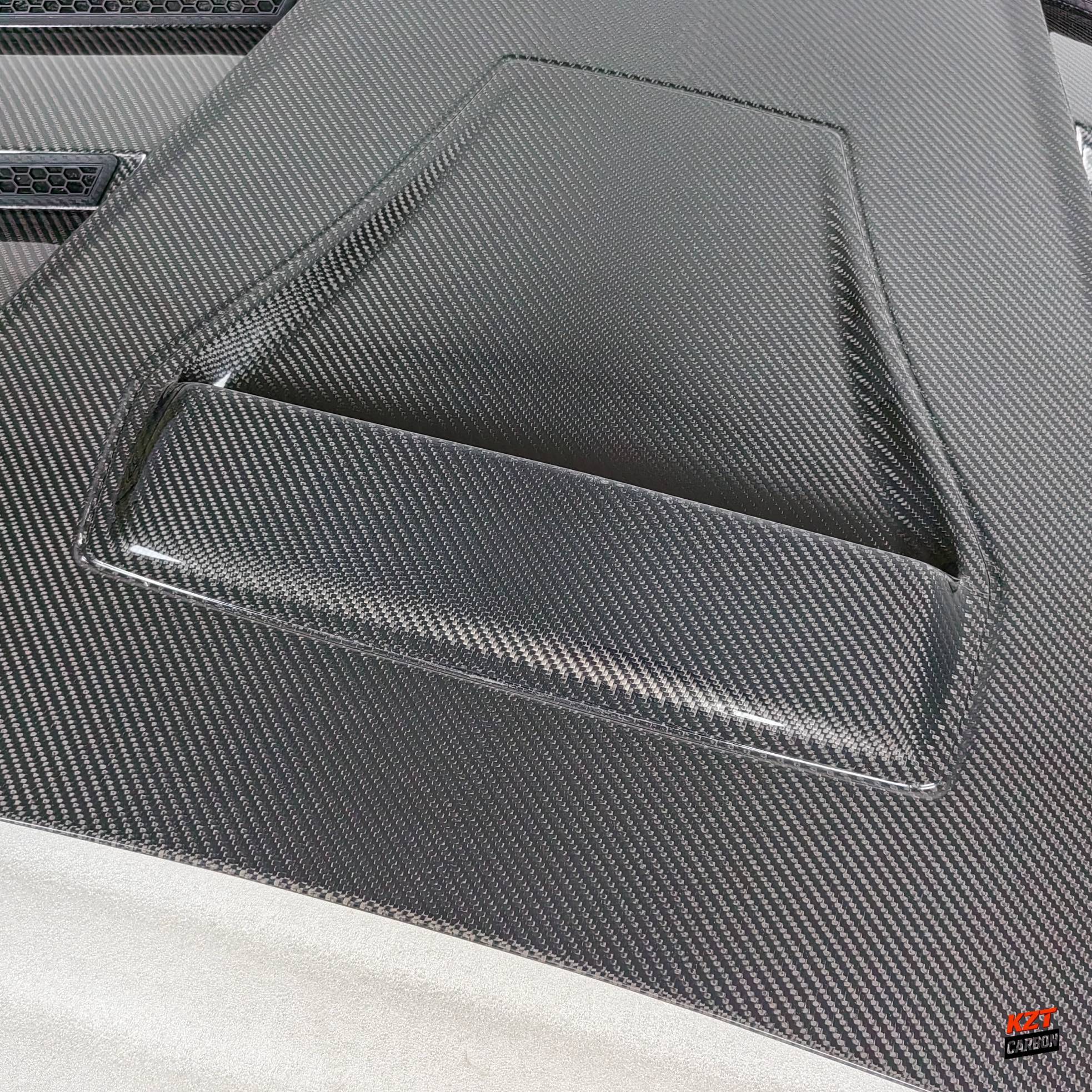 For Honda Civic FE FL Hatchback Sedan 2023-24 Carbon AM Style Front Cooling Hood