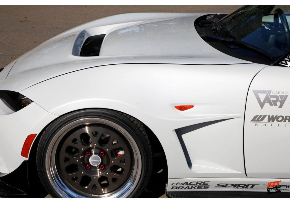 For MX5 Miata ND GV Style Front Vented Fender +3mm