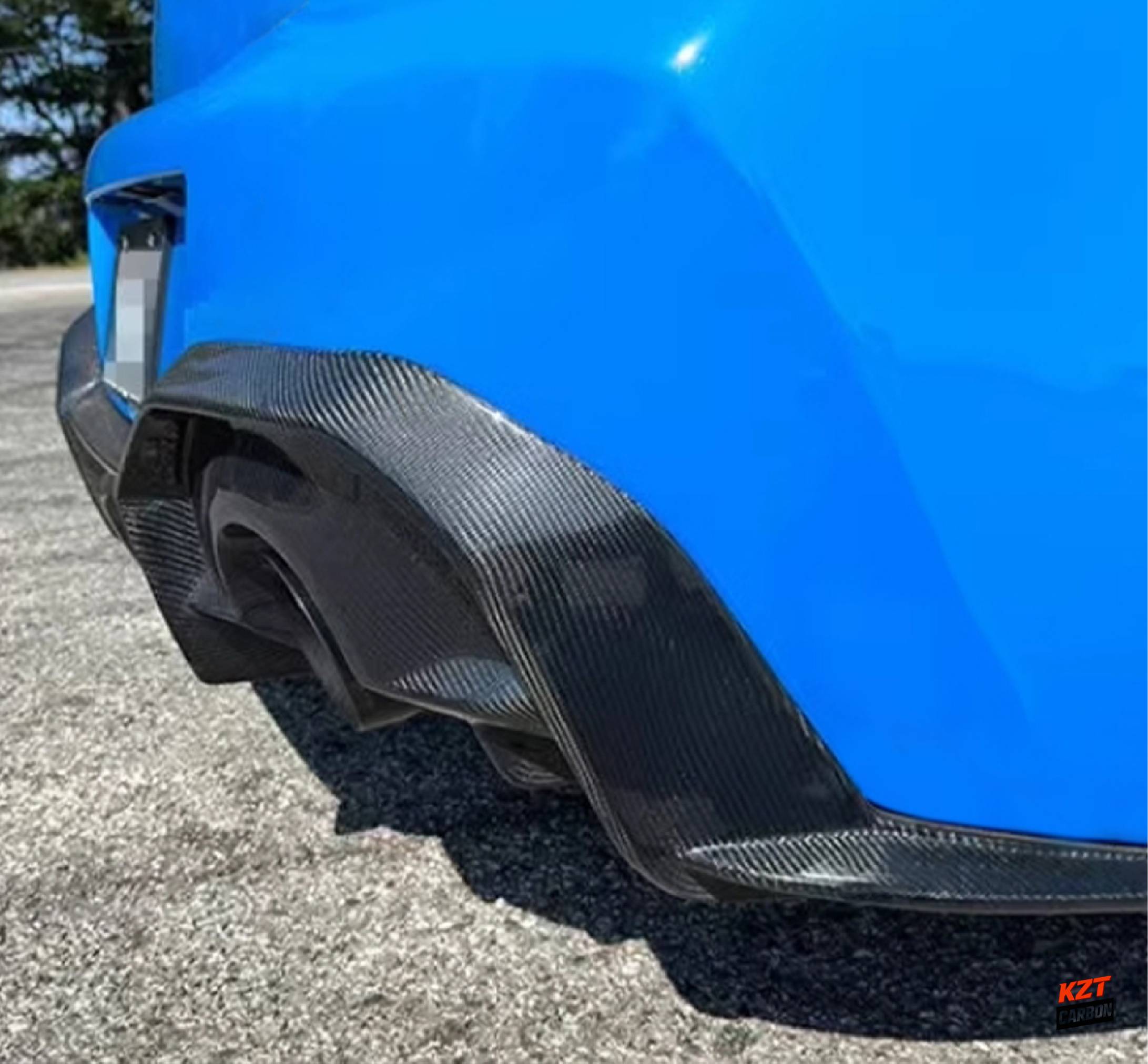 For Toyota GR86 ZN8 BRZ ZD8 21-24 2Dr Carbon AD Style Rear Bumper Diffuser Lip