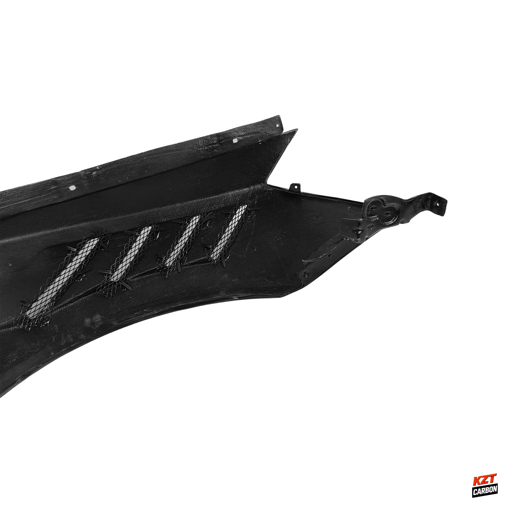 For Caddilac CTS 08-13 Coupe & Sedan Carbon KZ Style Front Vented Fender Pair