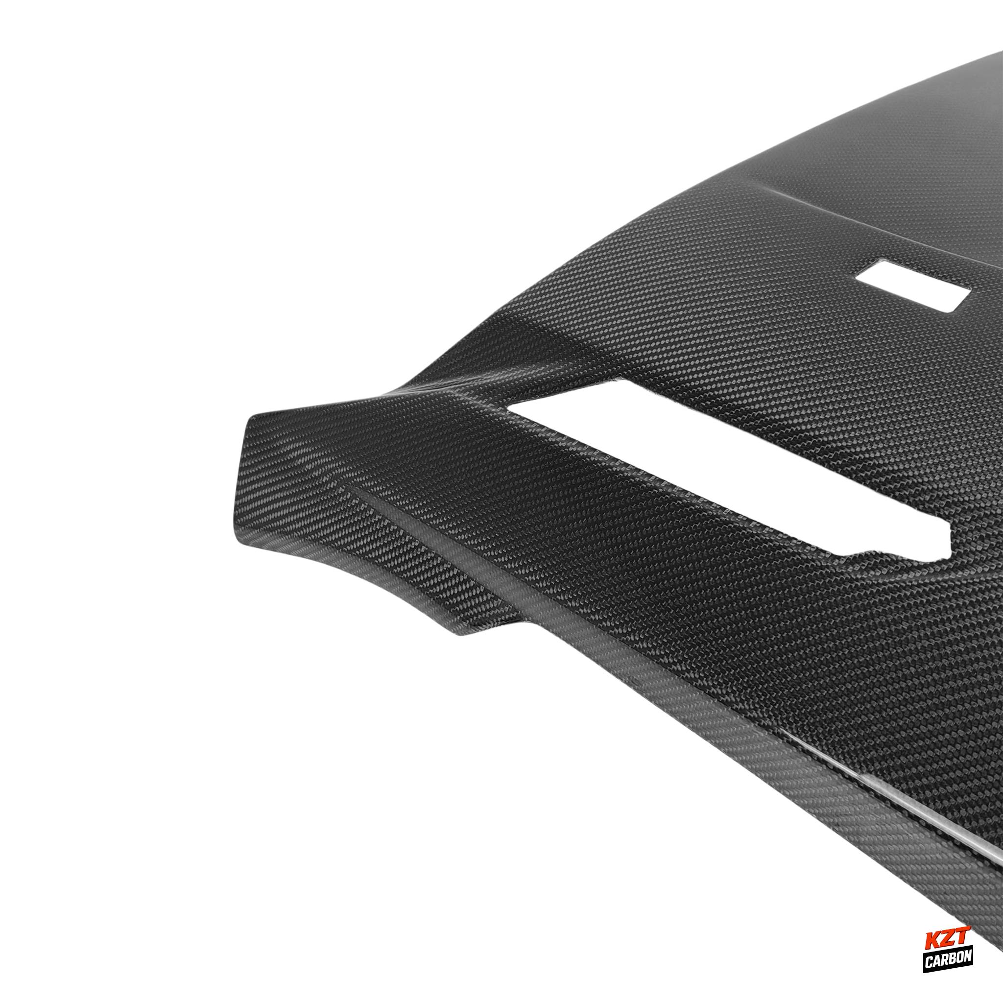 For Caddilac CTS 08-13 Coupe & Sedan Carbon KZ Style Front Vented Fender Pair
