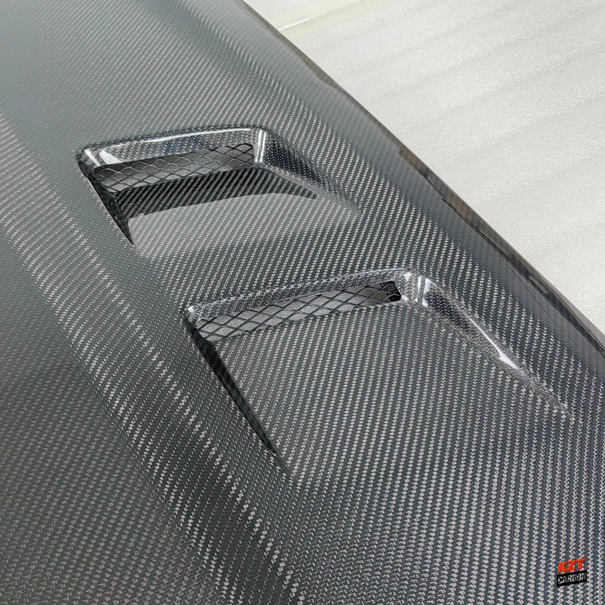 For Caddilac CTS 08-13 Coupe & Sedan Carbon Fiber OE Style Front Cooling Hood