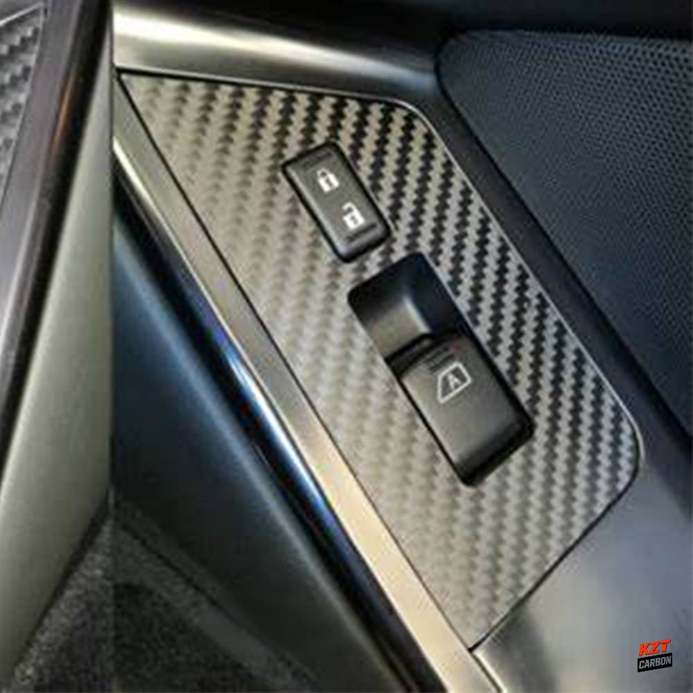 For Nissan R35 GTR LHD Only Window Lifter Switch Panel Cover Matt Carbon Fiber