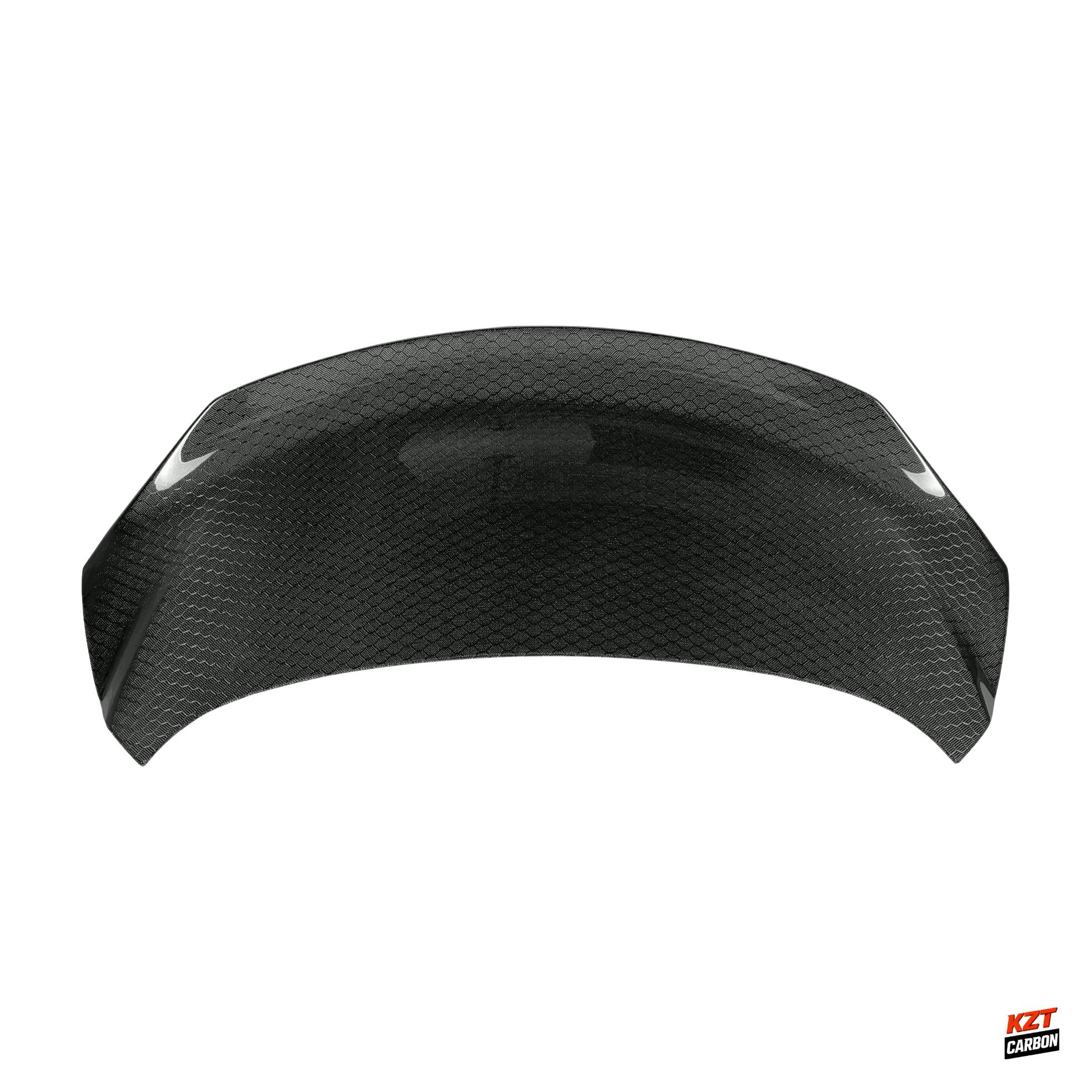 For Infiniti G37 Q40 2 Door Coupe 08-13 HT Style Honeycomb Carbon Rear Trunk (With Camera Hole)