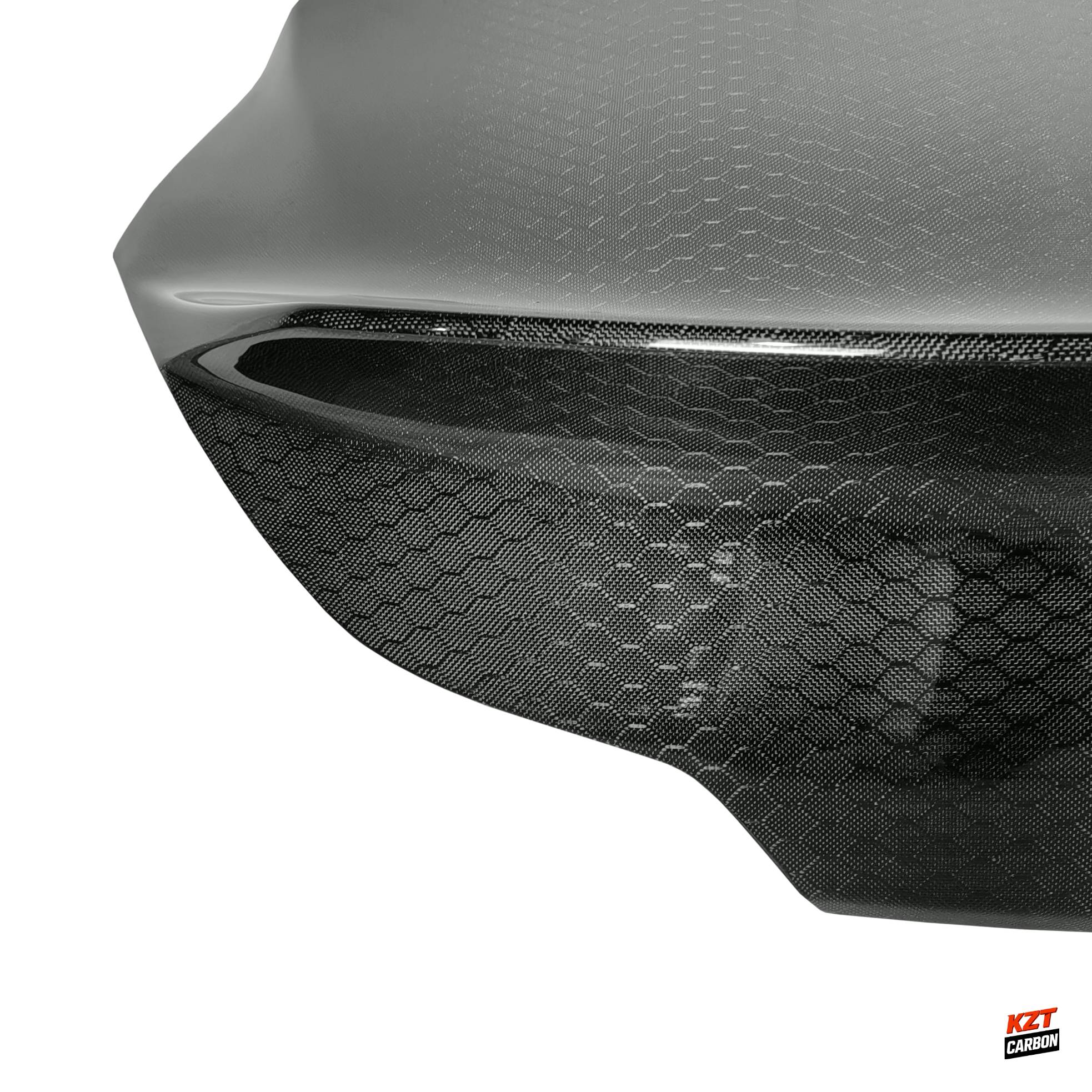For Infiniti G37 Q40 2 Door Coupe 08-13 HT Style Honeycomb Carbon Rear Trunk (With Camera Hole)