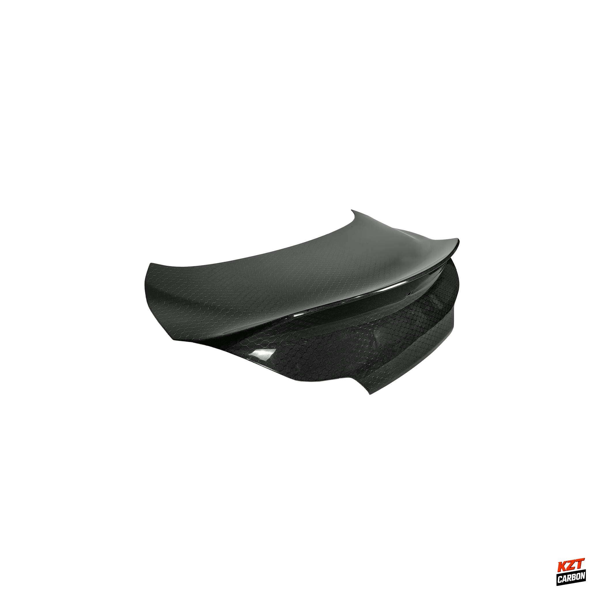For Infiniti G37 Q40 2 Door Coupe 08-13 HT Style Honeycomb Carbon Rear Trunk (With Camera Hole)