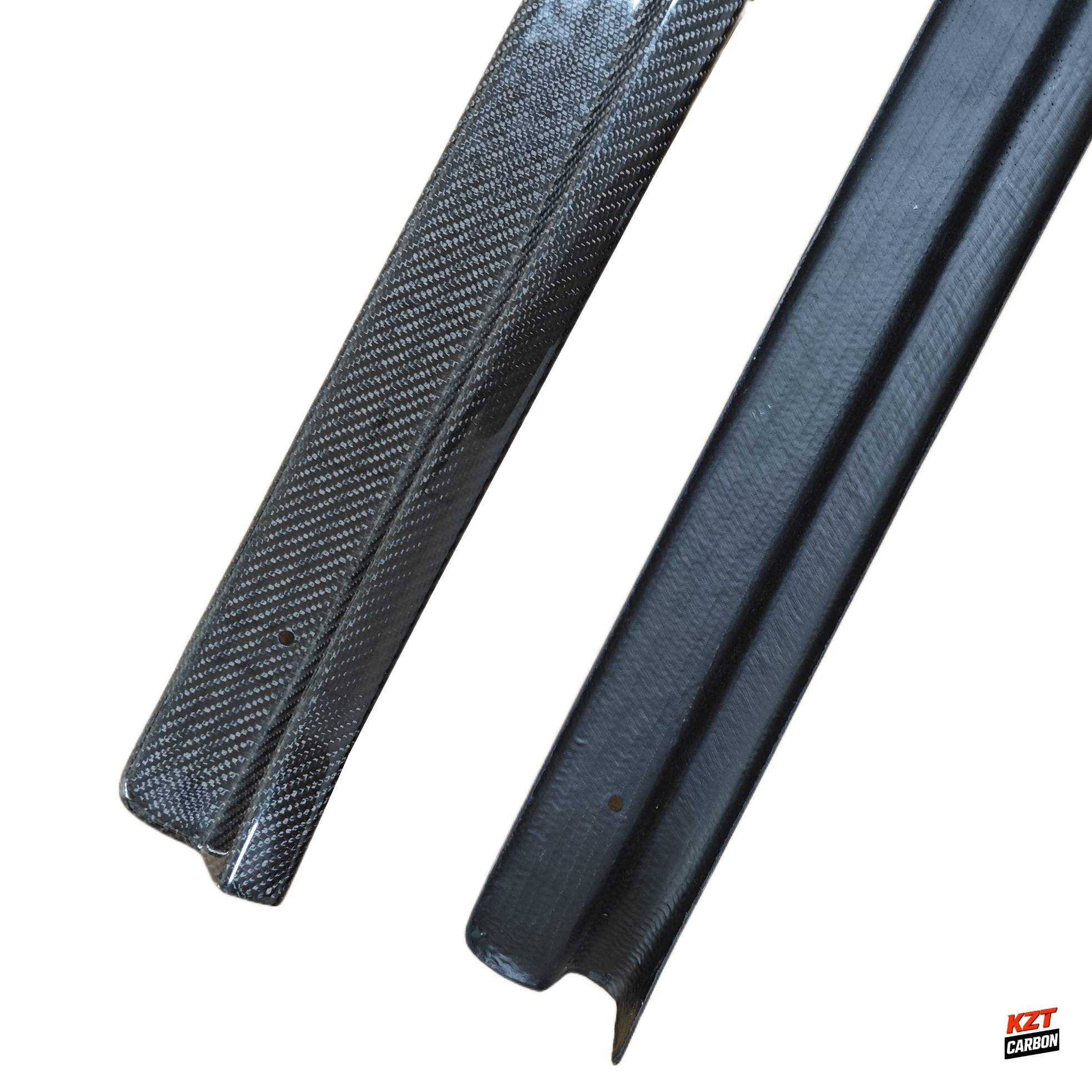 For Nissan Skyline R34 GTT GTR KZ Carbon Fiber Side Door Sill Panel Cover Pair