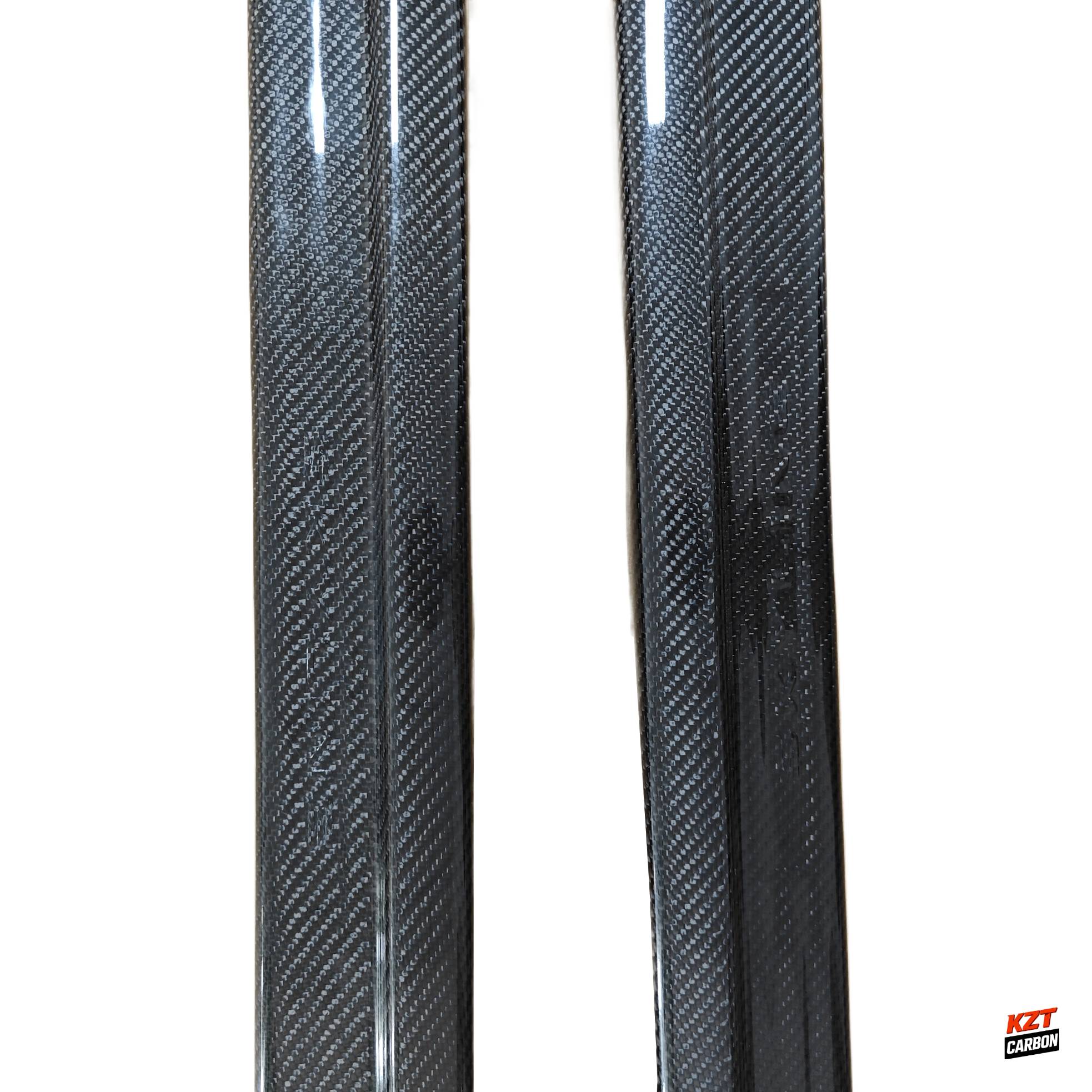 For Nissan Skyline R34 GTT GTR KZ Carbon Fiber Side Door Sill Panel Cover Pair
