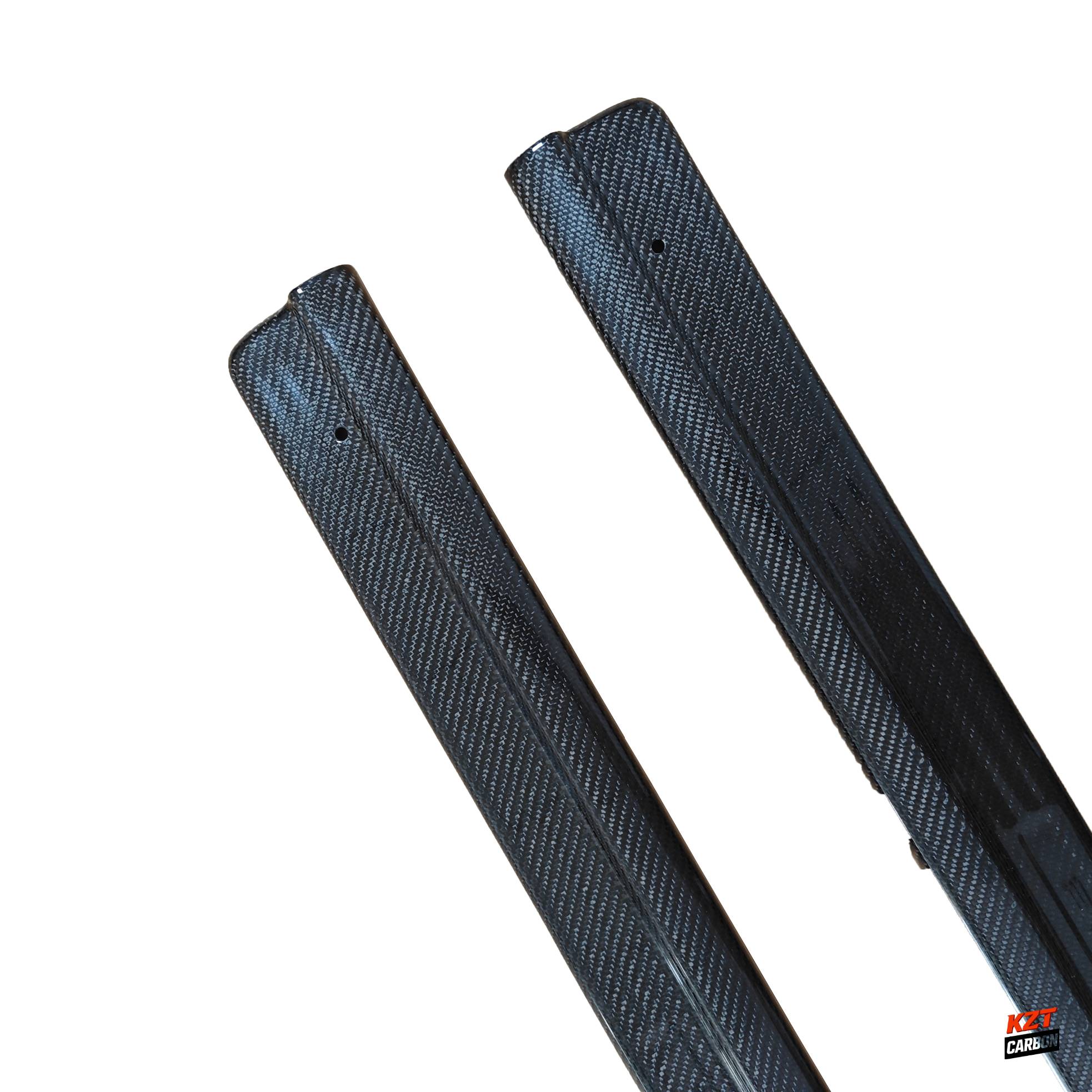 For Nissan Skyline R34 GTT GTR KZ Carbon Fiber Side Door Sill Panel Cover Pair