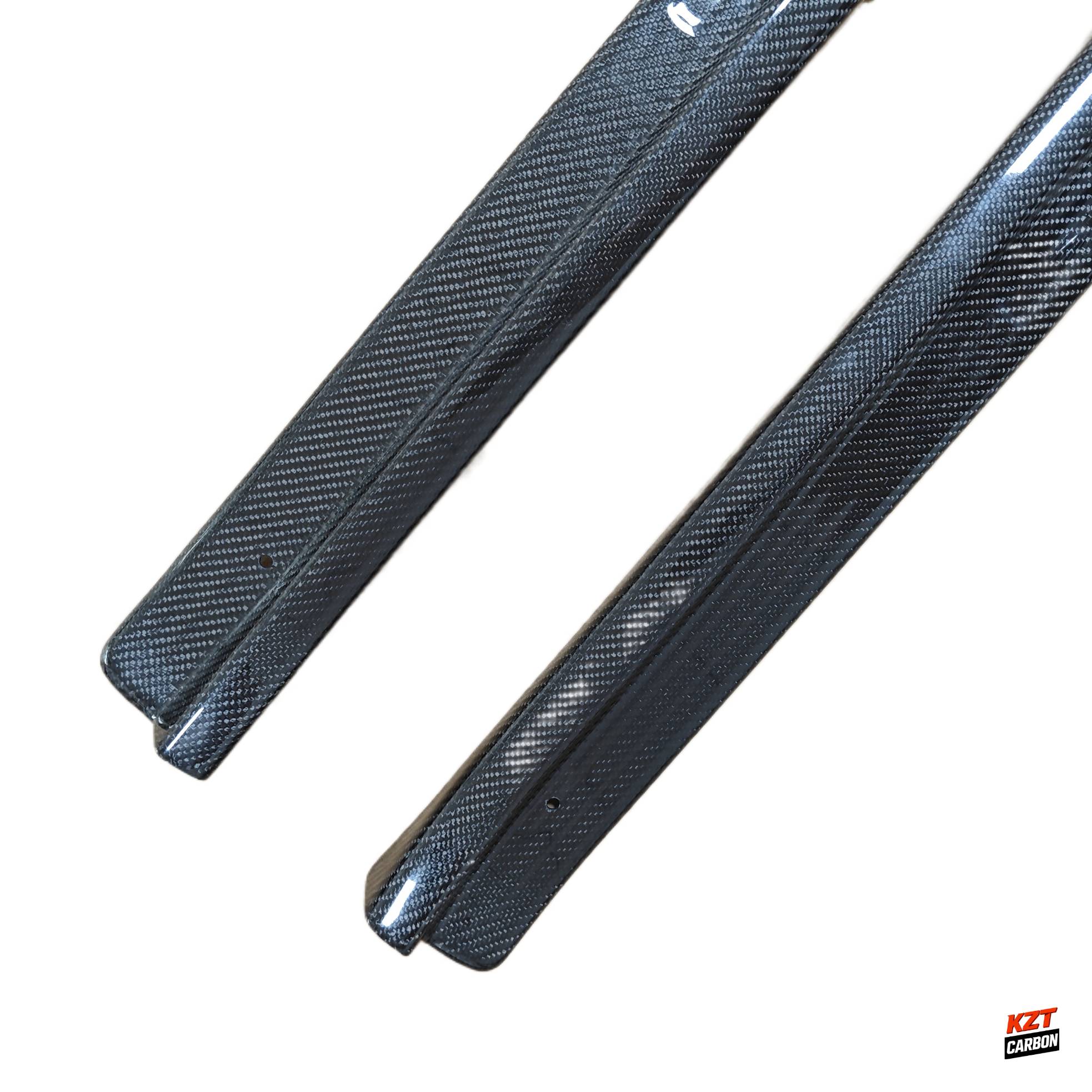 For Nissan Skyline R34 GTT GTR KZ Carbon Fiber Side Door Sill Panel Cover Pair