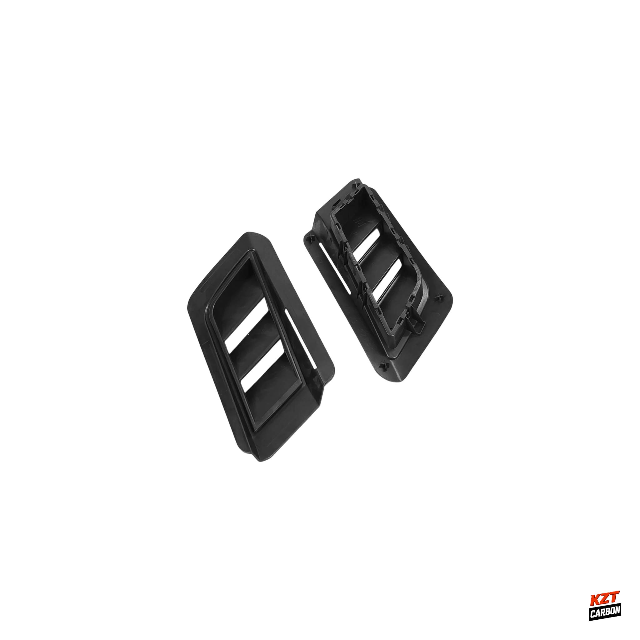 For Nissan 17-22 R35 GTR OE Style ABS Rear Bumper Bottom Lip Side Ducts Pair