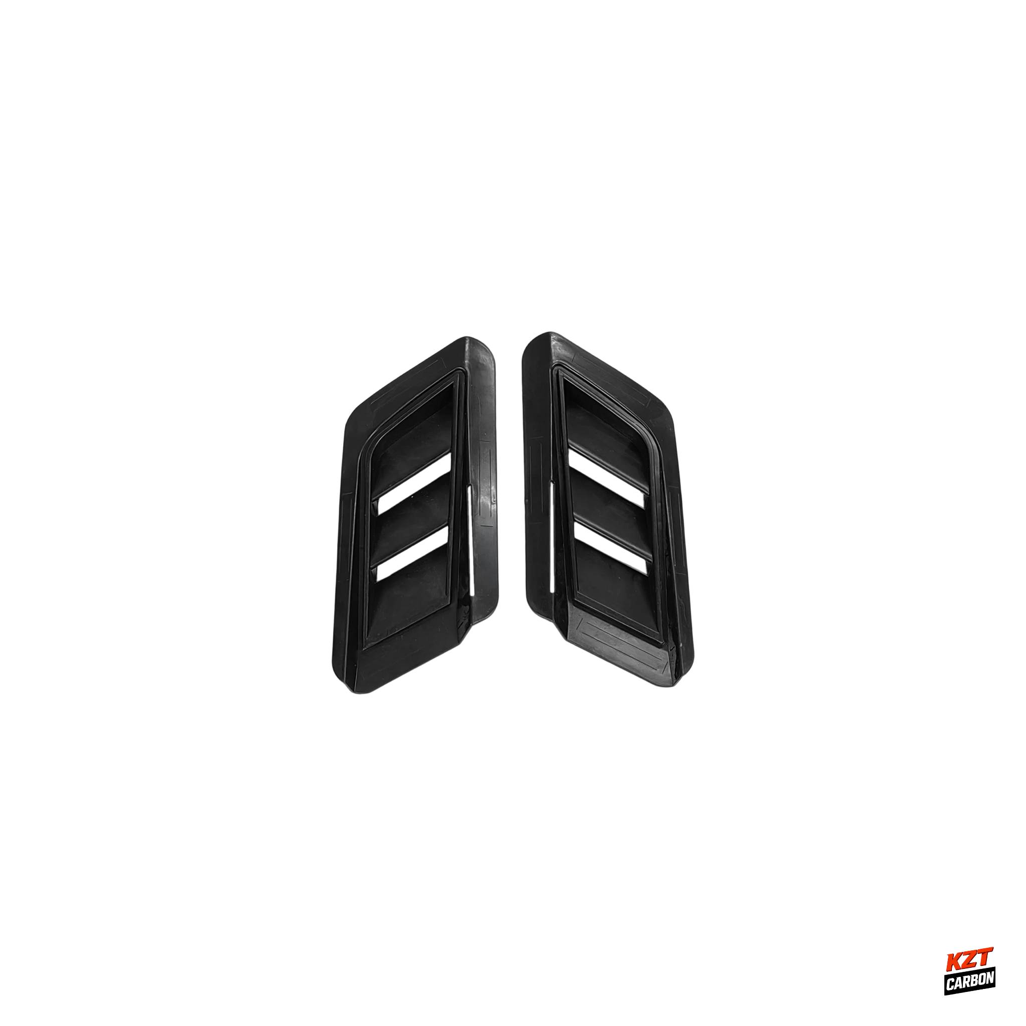 For Nissan 17-22 R35 GTR OE Style ABS Rear Bumper Bottom Lip Side Ducts Pair