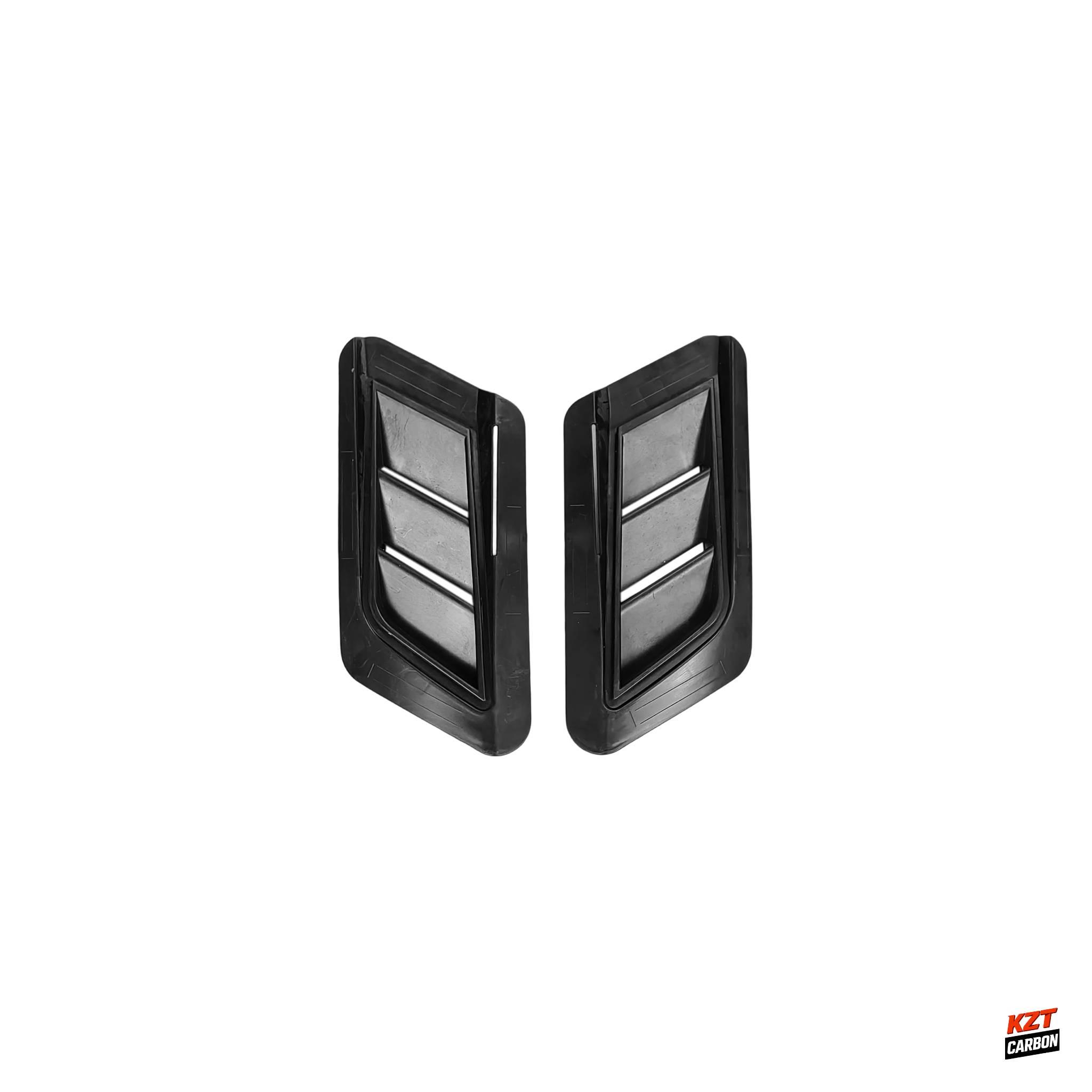 For Nissan 17-22 R35 GTR OE Style ABS Rear Bumper Bottom Lip Side Ducts Pair