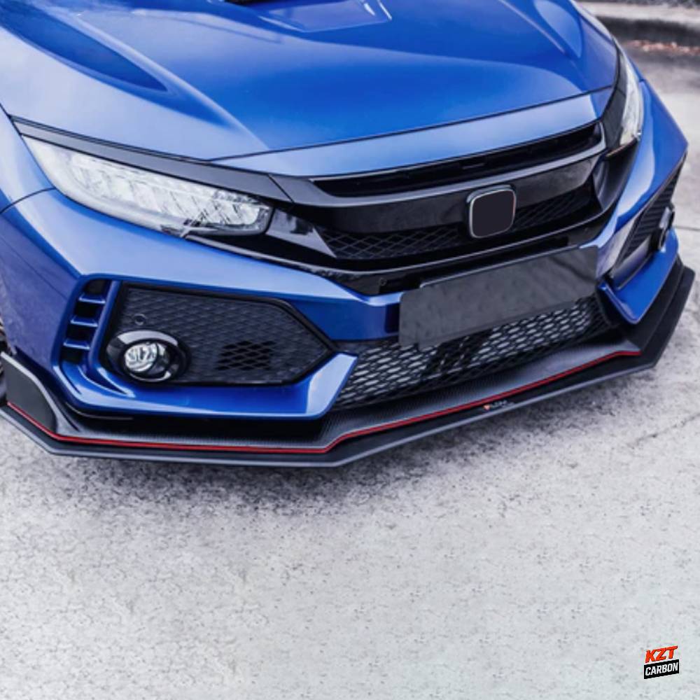 For Honda FK8 CIVIC TYPE-R 16-21 EPA Fiberglass Front Bumper Bottom Splitter Lip