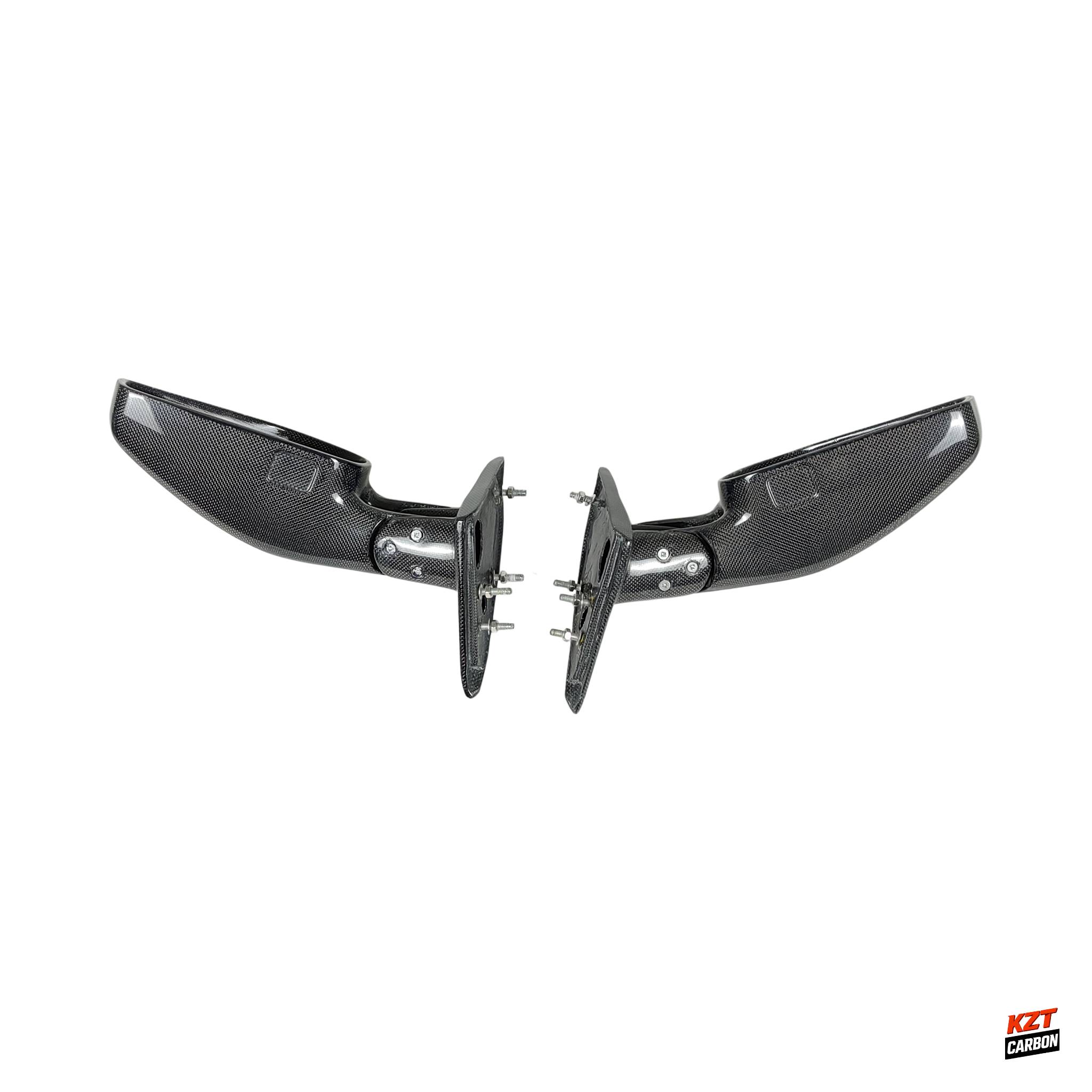 For Ferrari F430 430 Scuderia 05-09 1K Carbon Mirror Frame with Base Replacement