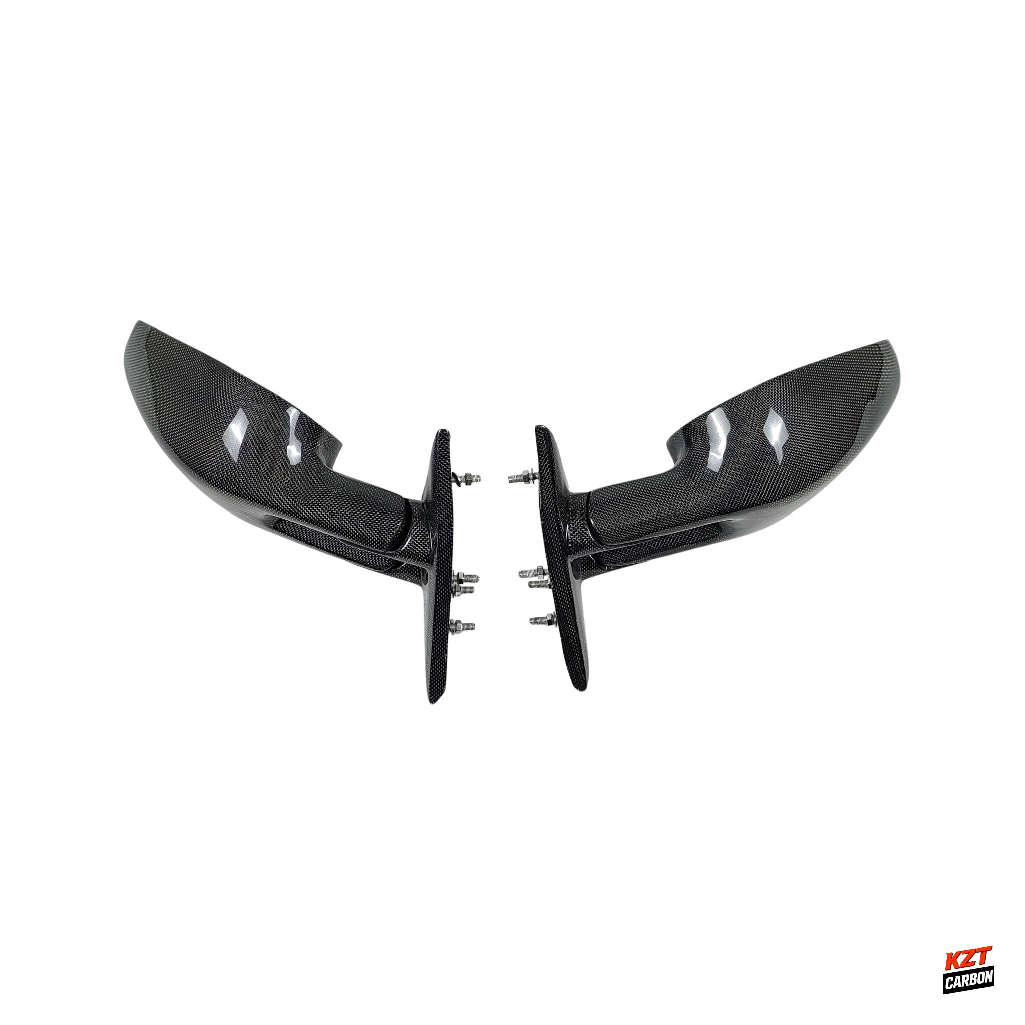 For Ferrari F430 430 Scuderia 05-09 1K Carbon Mirror Frame with Base Replacement