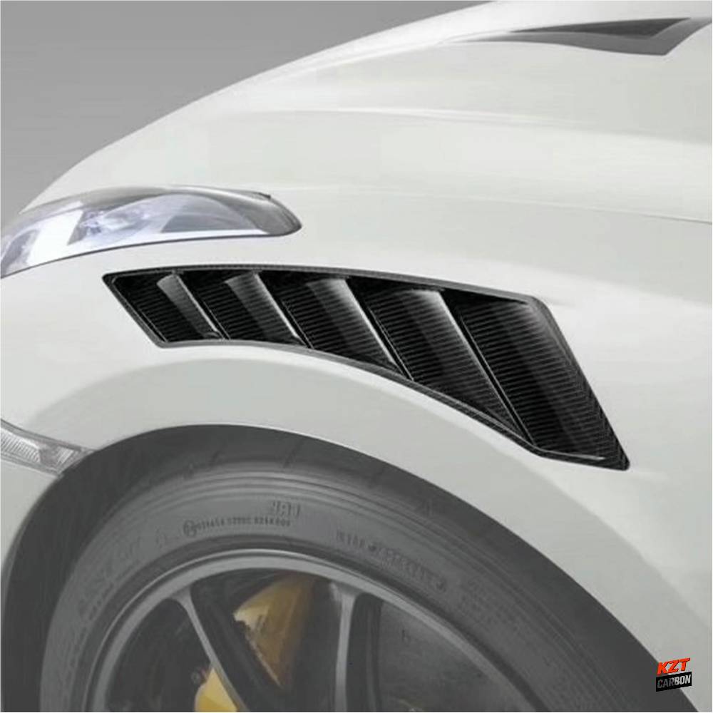 For Nissan R35 GTR 08-17 NIS Style Fender Vent Duct Fiberglass Unpaint Pair