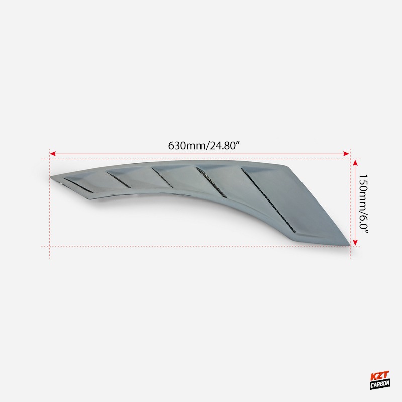 For Nissan R35 GTR 08-17 NIS Style Fender Vent Duct Fiberglass Unpaint Pair
