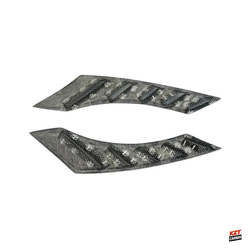For Nissan R35 GTR 08-17 NIS Style Fender Vent Duct Fiberglass Unpaint Pair